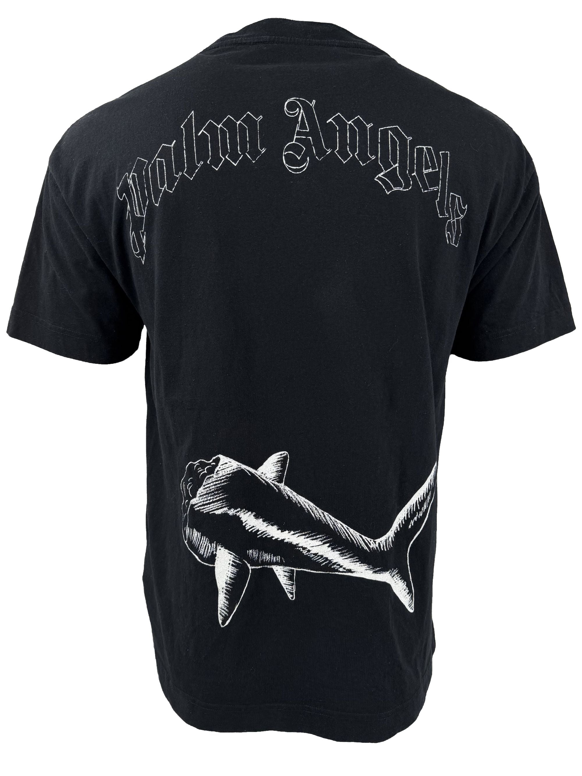 Palm Angels Shark T-Shirt - Black Palm Angels