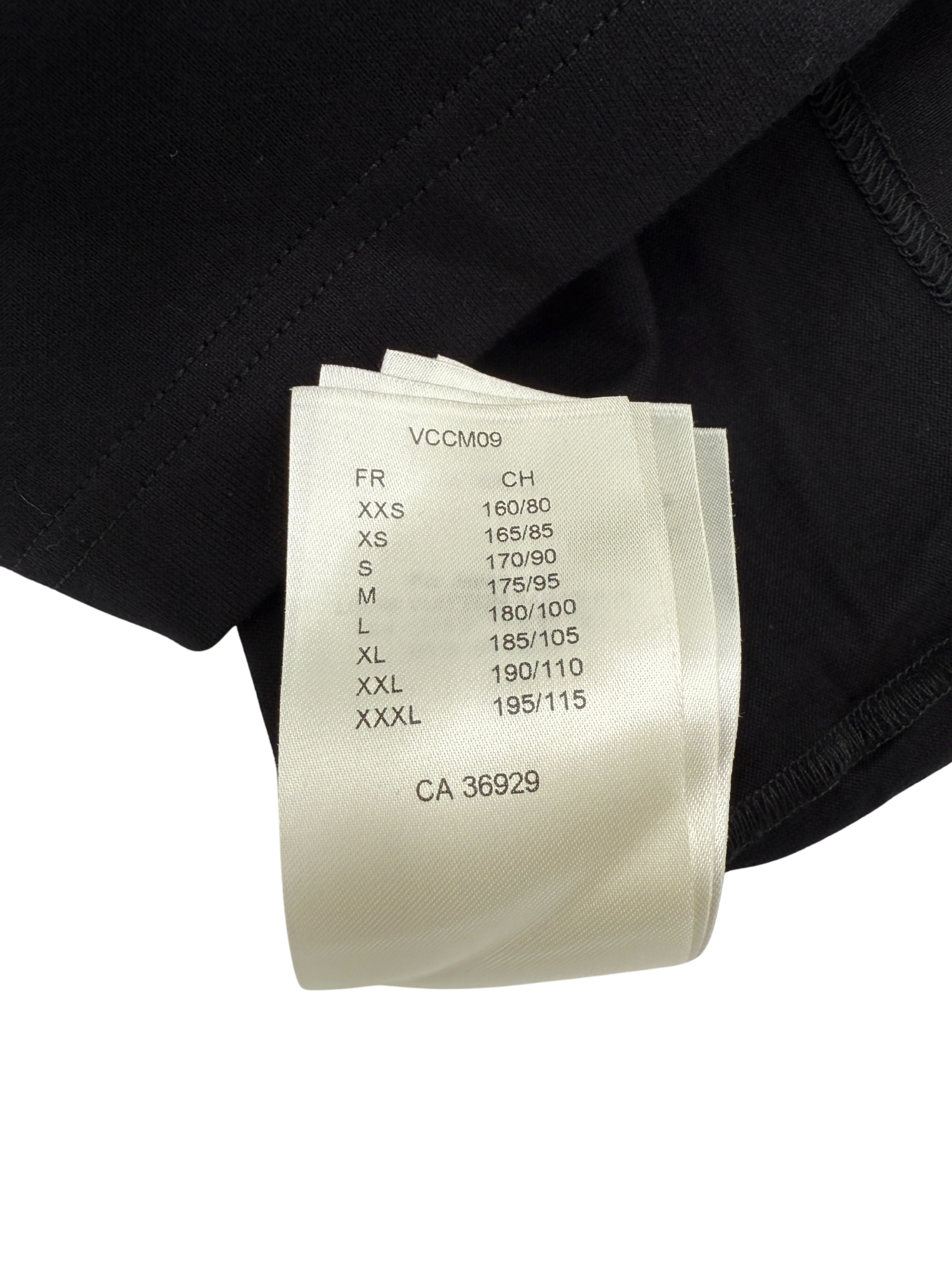Louis Vuitton Frequency Embroidered T-Shirt - Black (Unused) Louis Vuitton