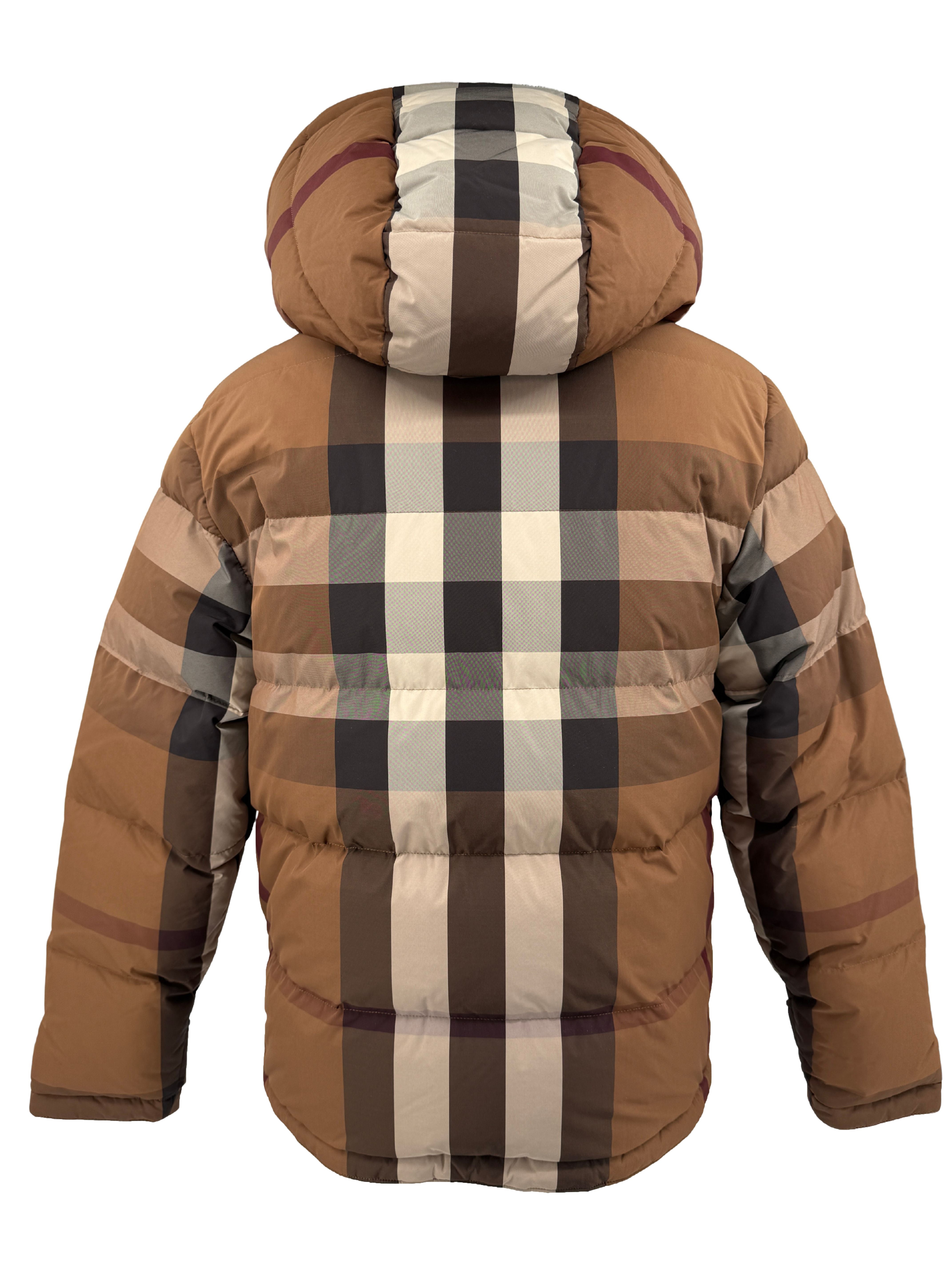 Burberry Reversible Check Down Jacket - Beige
