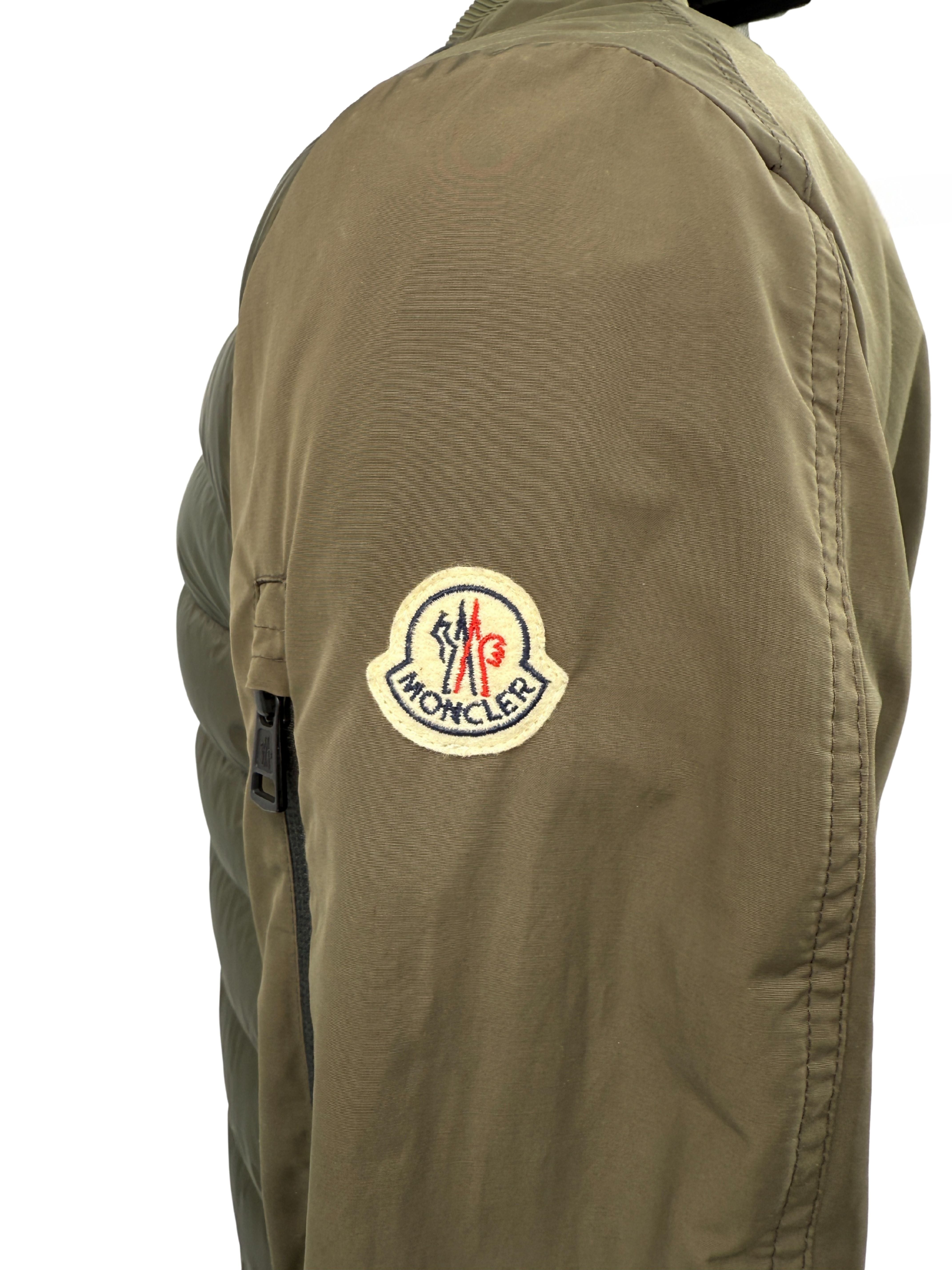 Moncler Ariege Padded Down Jacket - Khaki