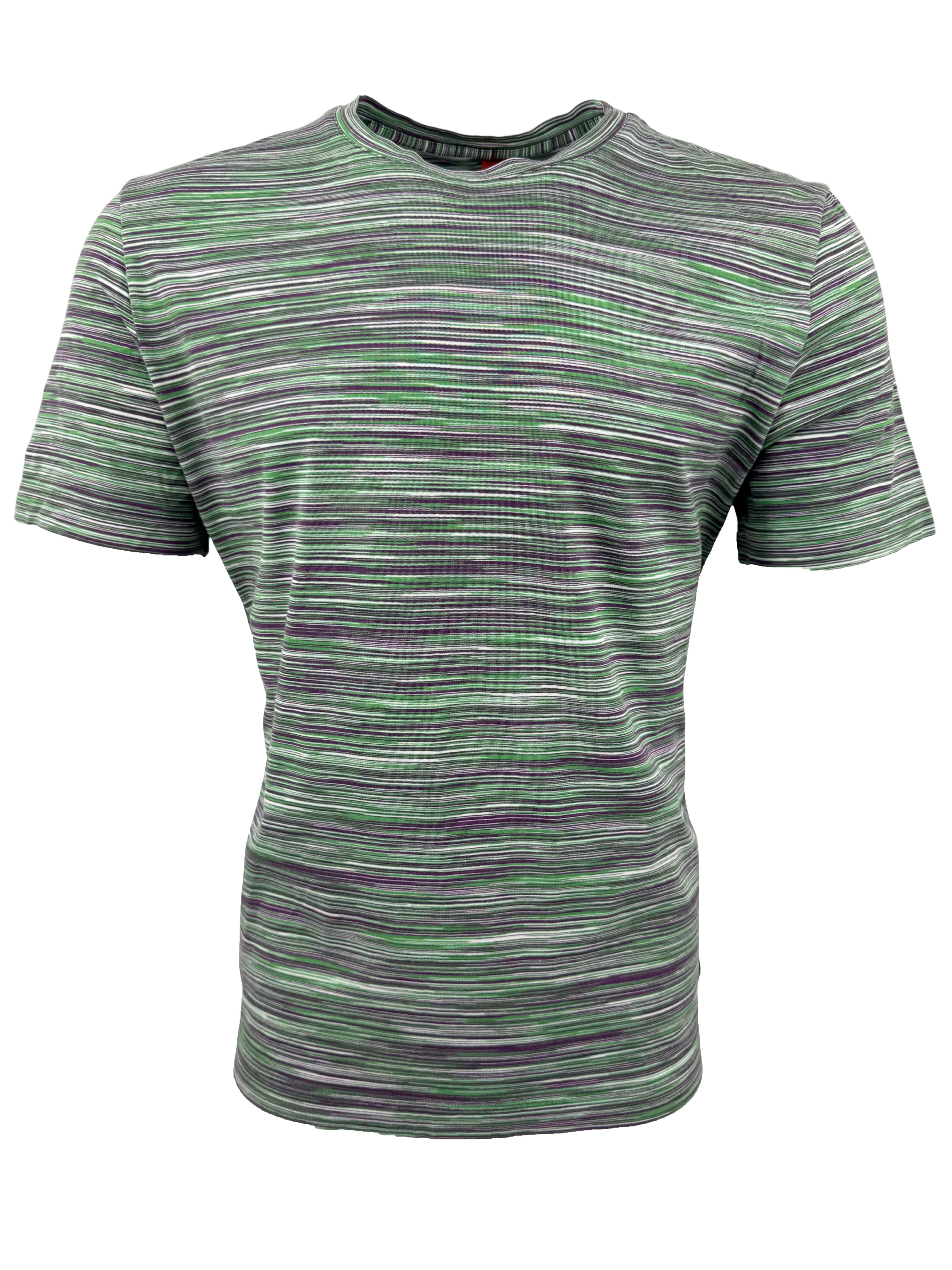 Missoni Pattern T-Shirt-Green/Purple Missoni