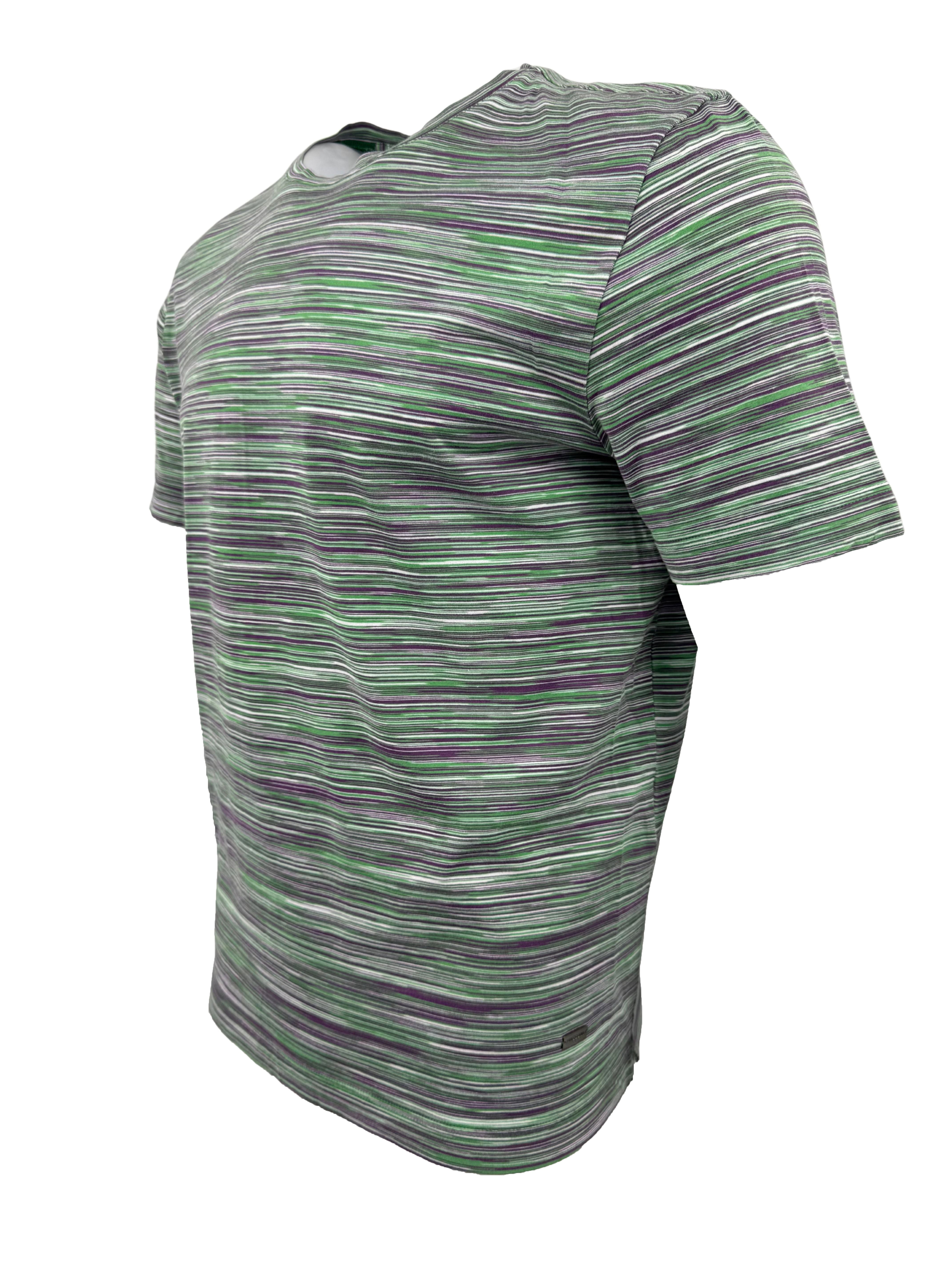 Missoni Pattern T-Shirt-Green/Purple Missoni