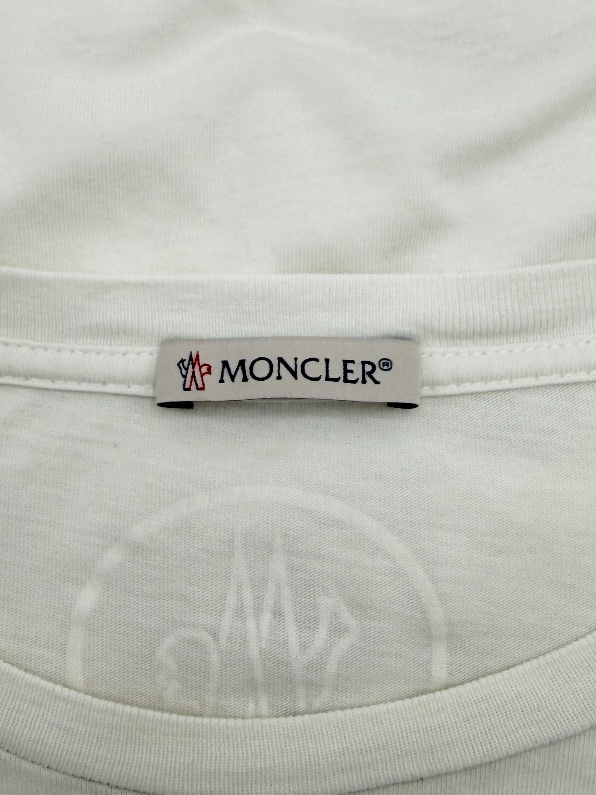 Moncler Pocket Detail T-Shirt - White Moncler