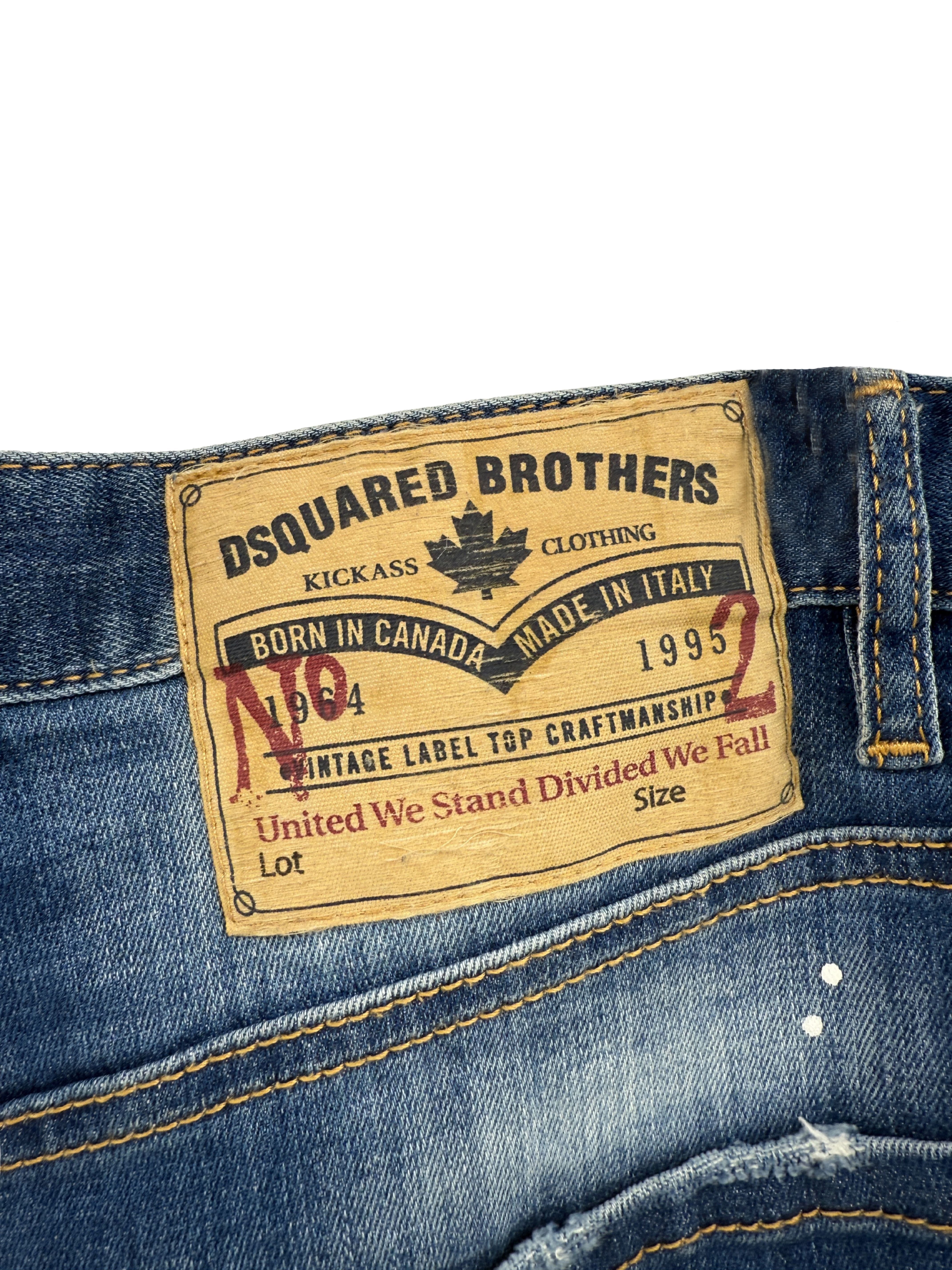 Dsquared2 Distressed Sexy Twist Jeans - Dark Blue Dsquared2