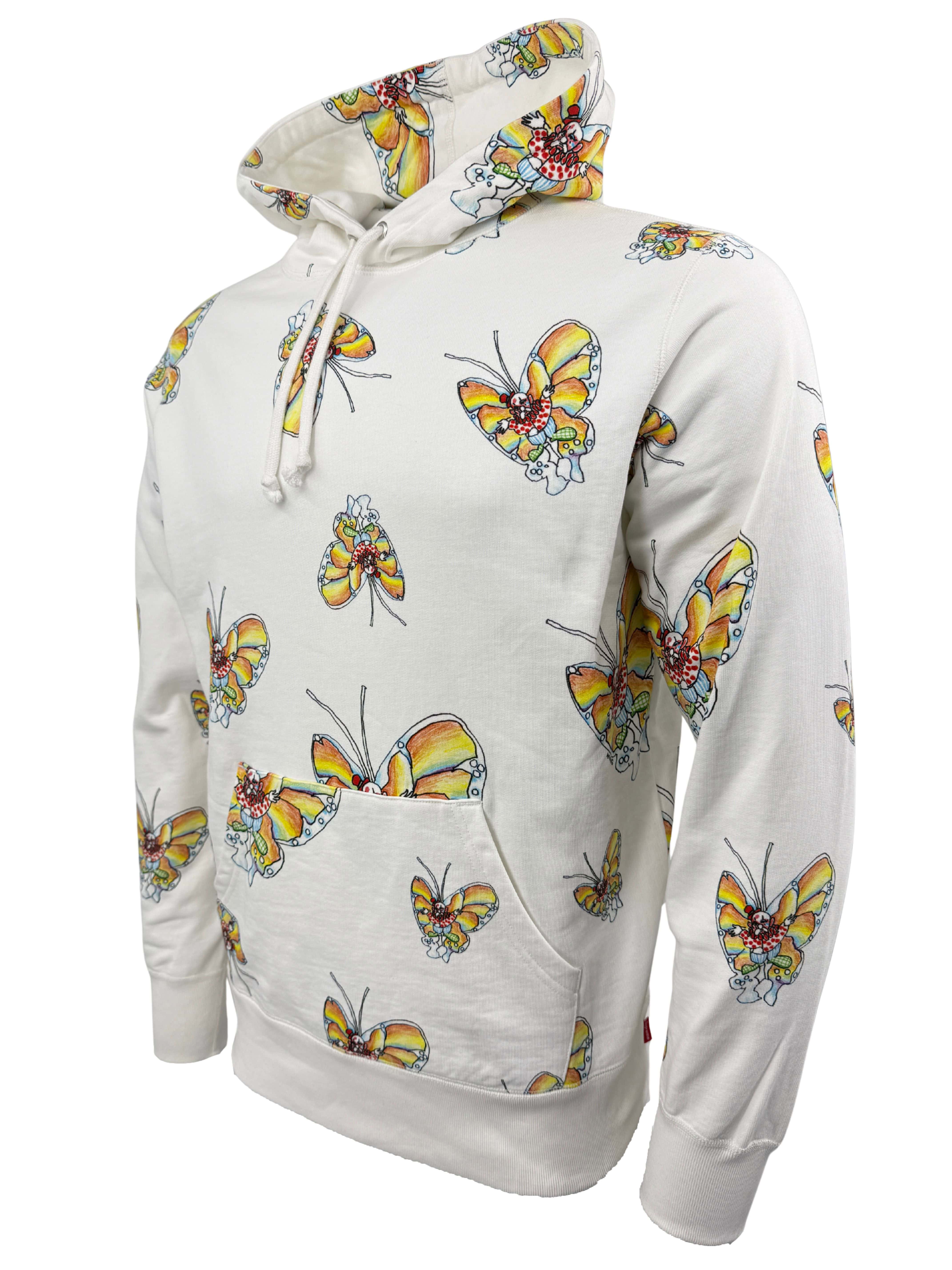 Supreme Gonz Butterfly Hoodie - White