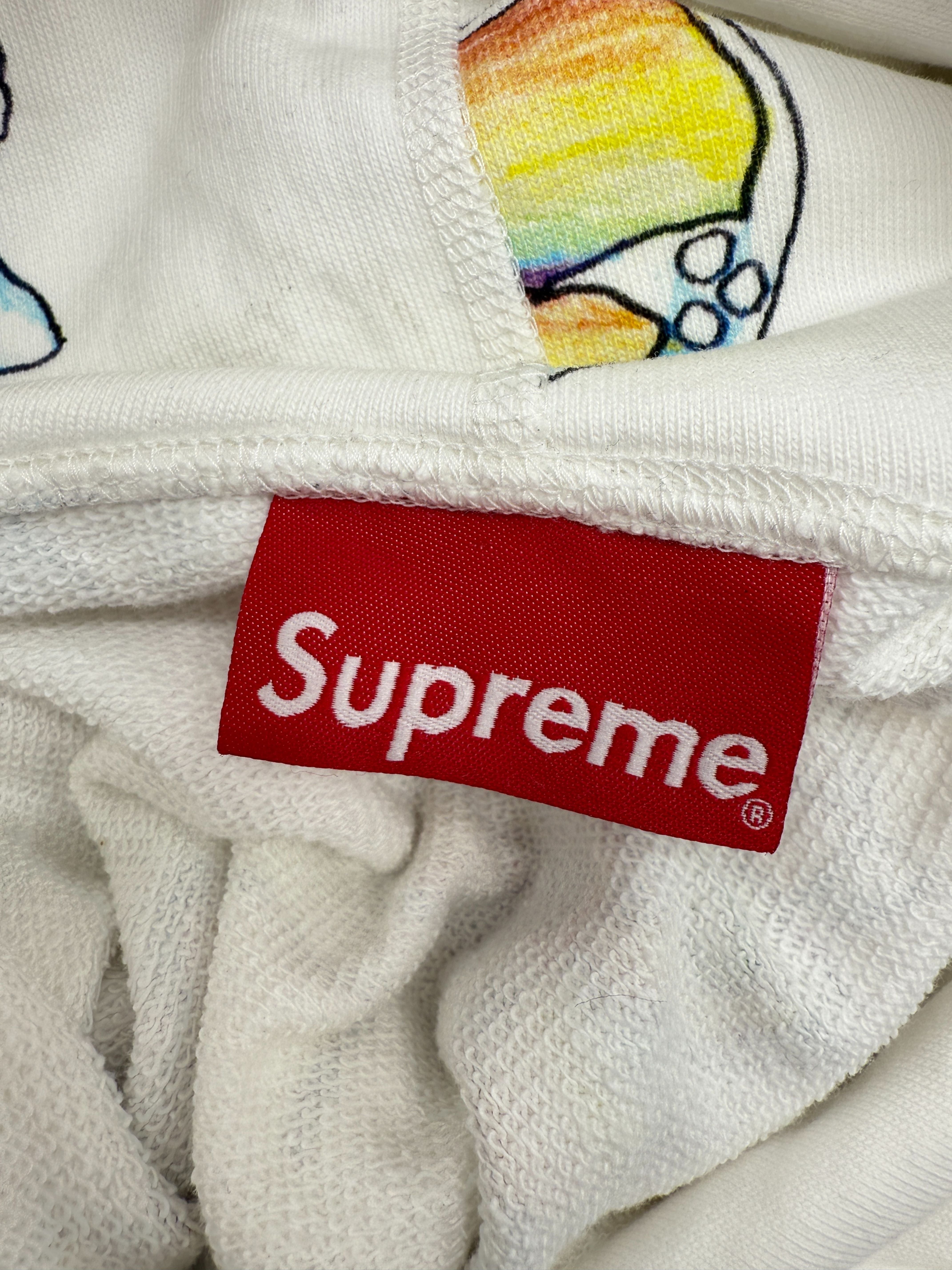 Supreme Gonz Butterfly Hoodie - White