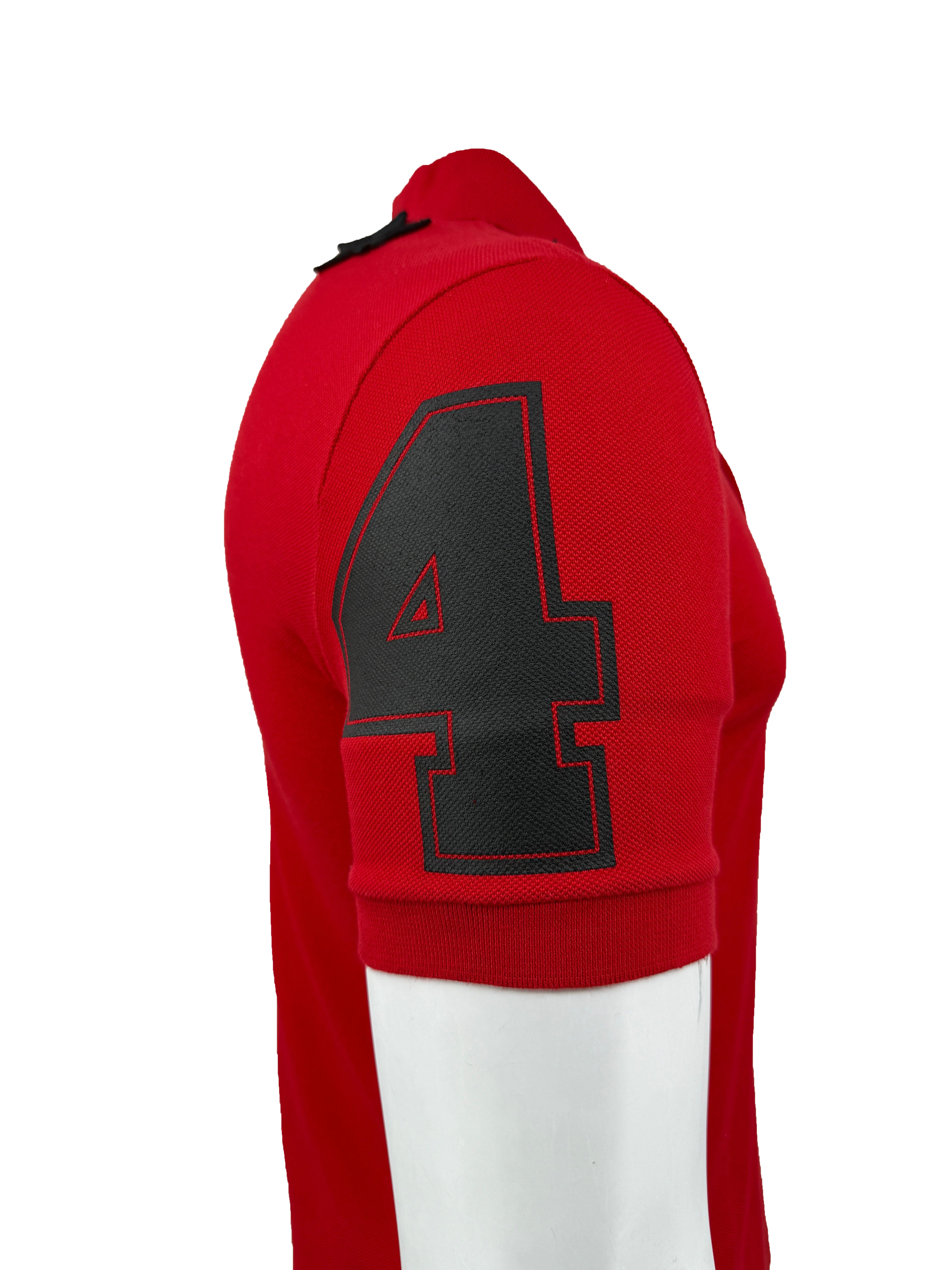 Givenchy Star Applique Polo Shirt - Red Givenchy