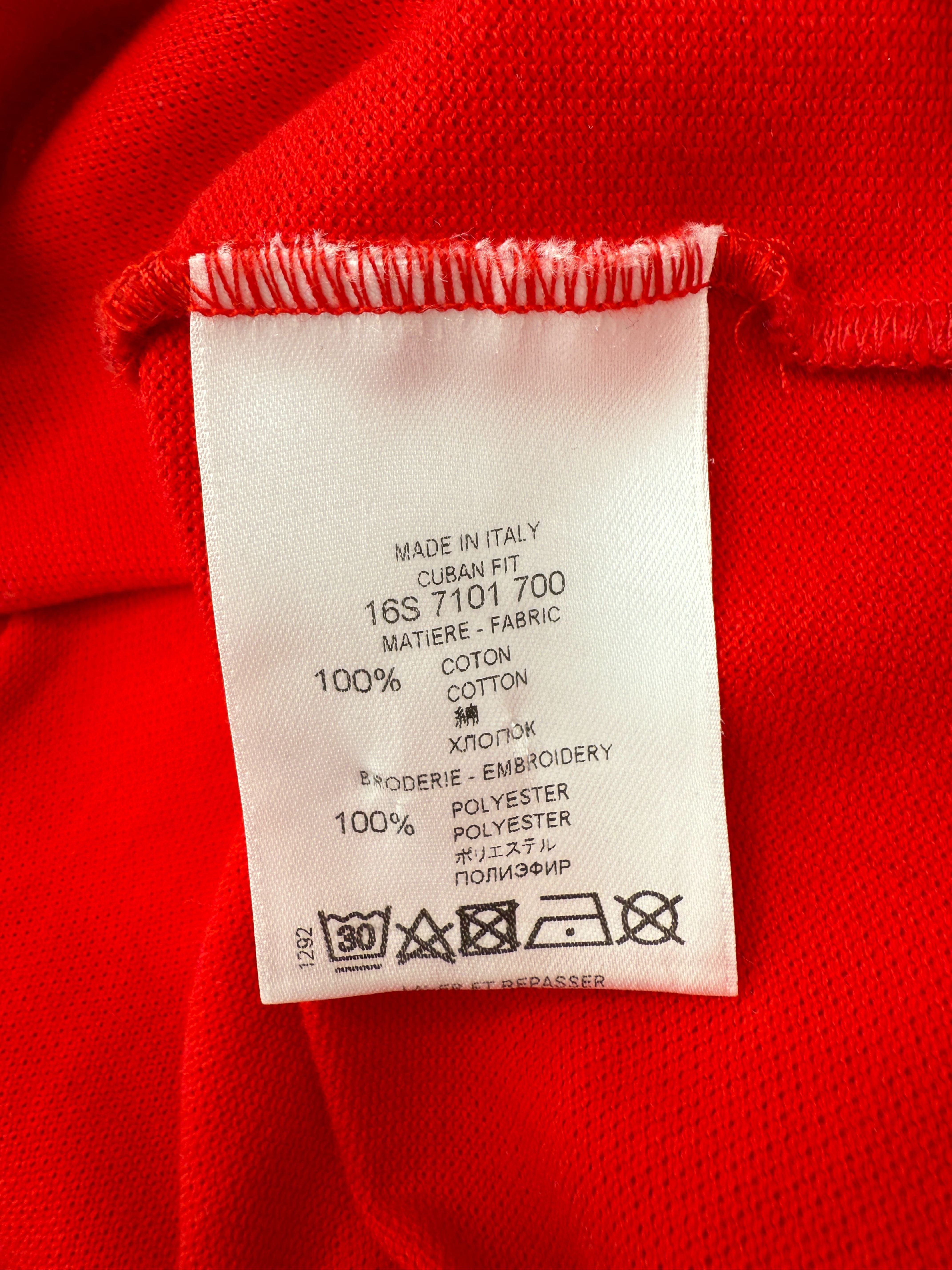 Givenchy Star Applique Polo Shirt - Red Givenchy