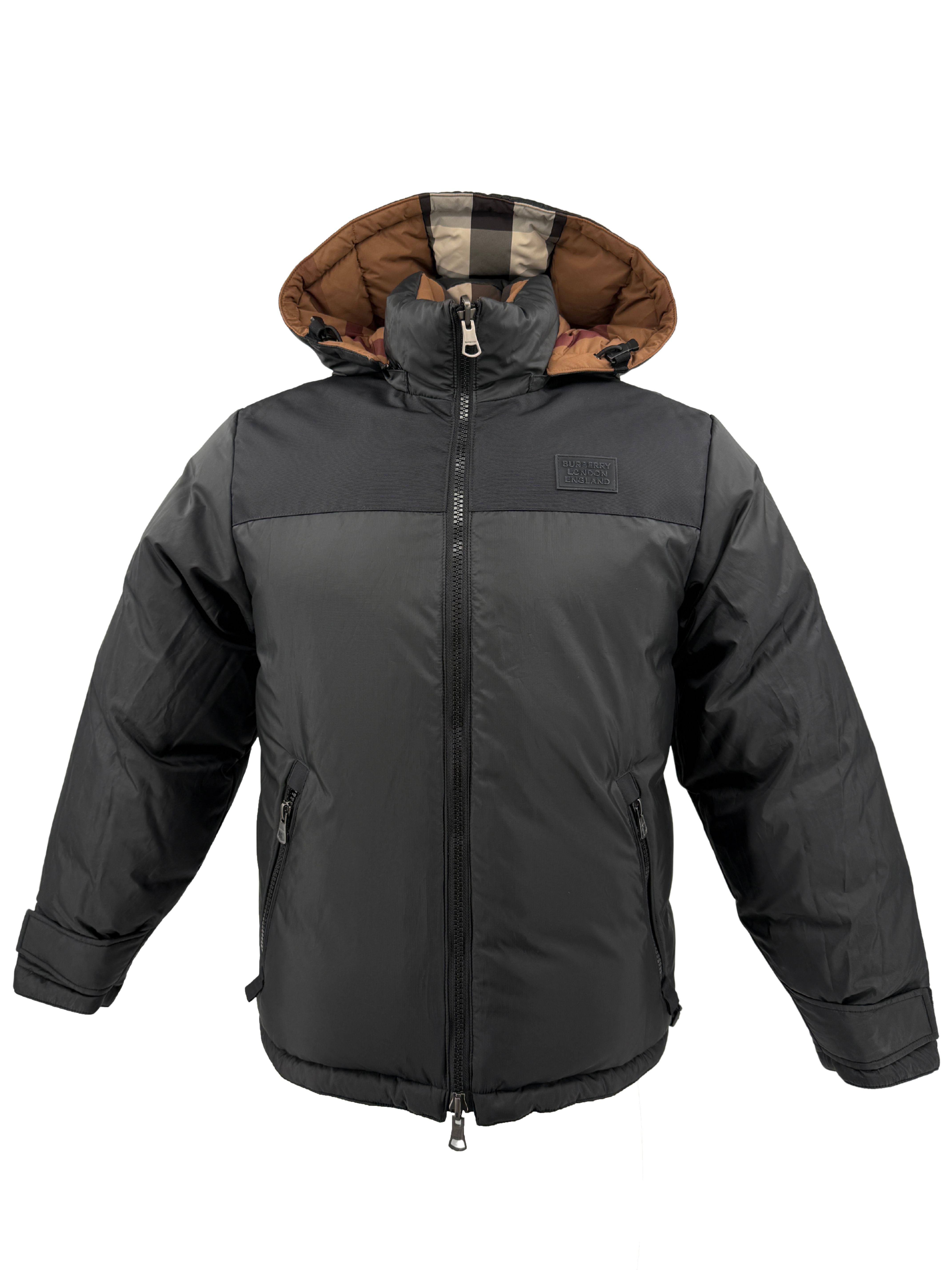 Burberry Reversible Check Down Jacket - Beige