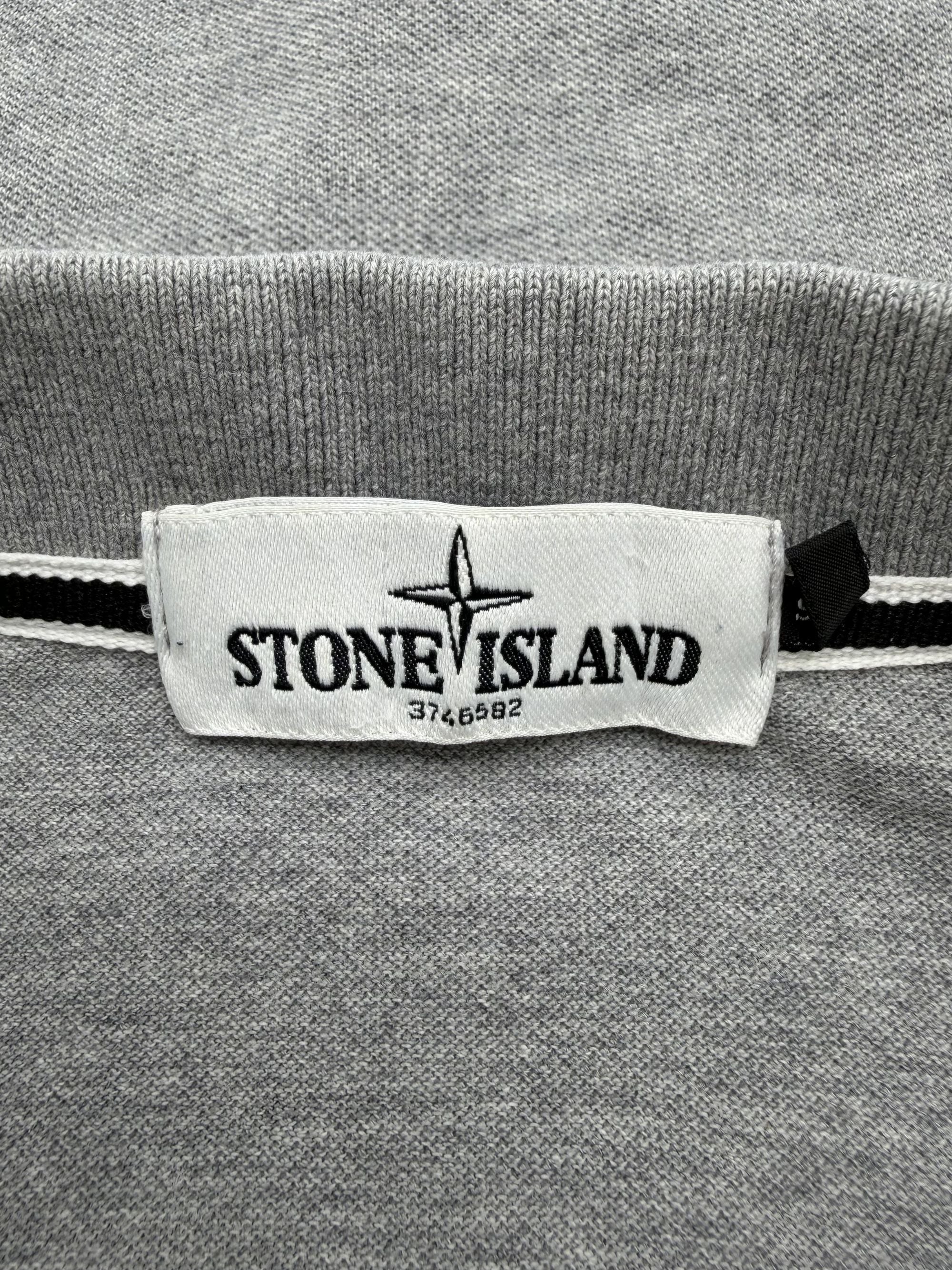 Stone Island Badge Polo - Grey