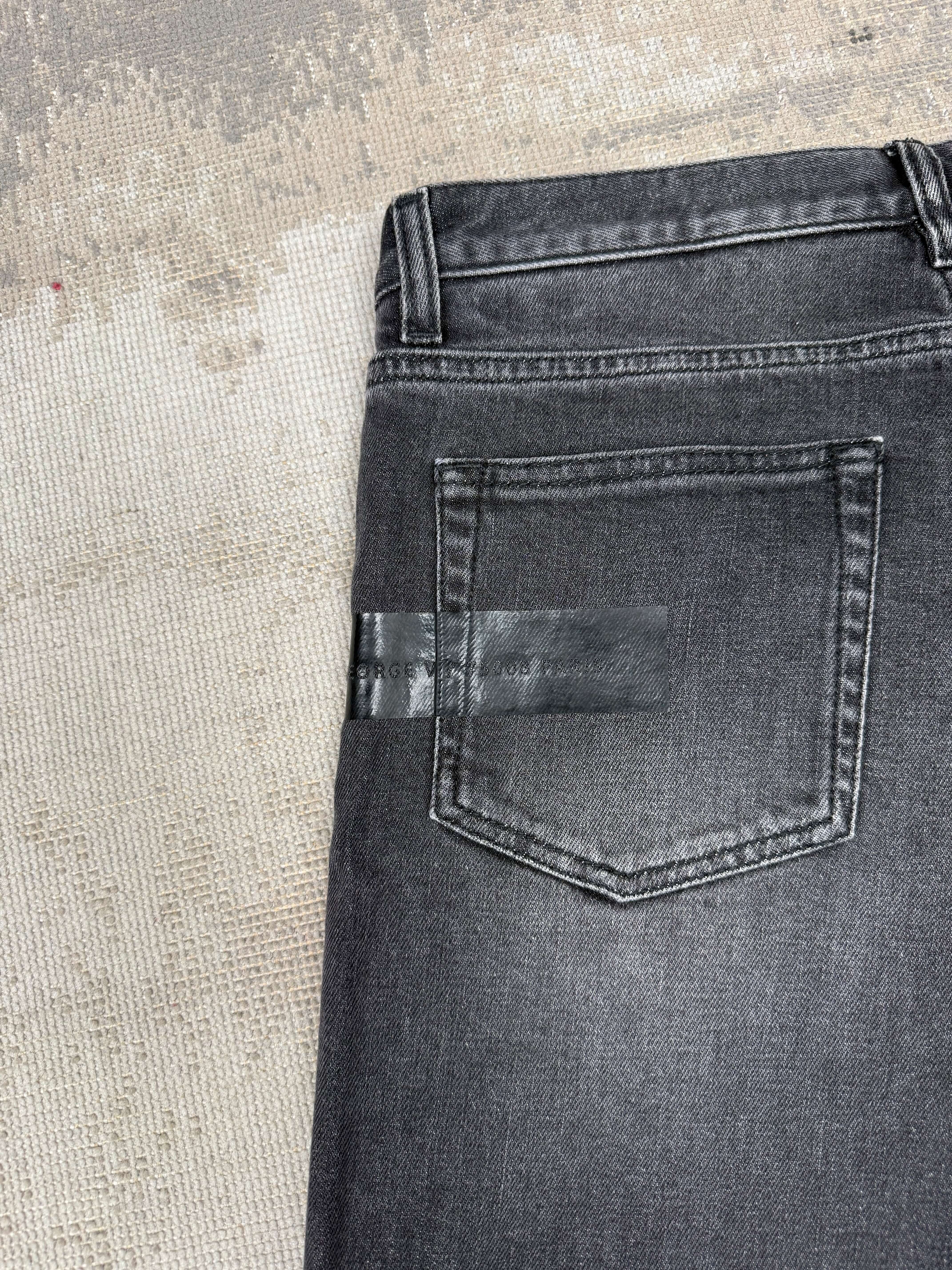 Givenchy Printed Jeans - Dark Grey Denim Givenchy