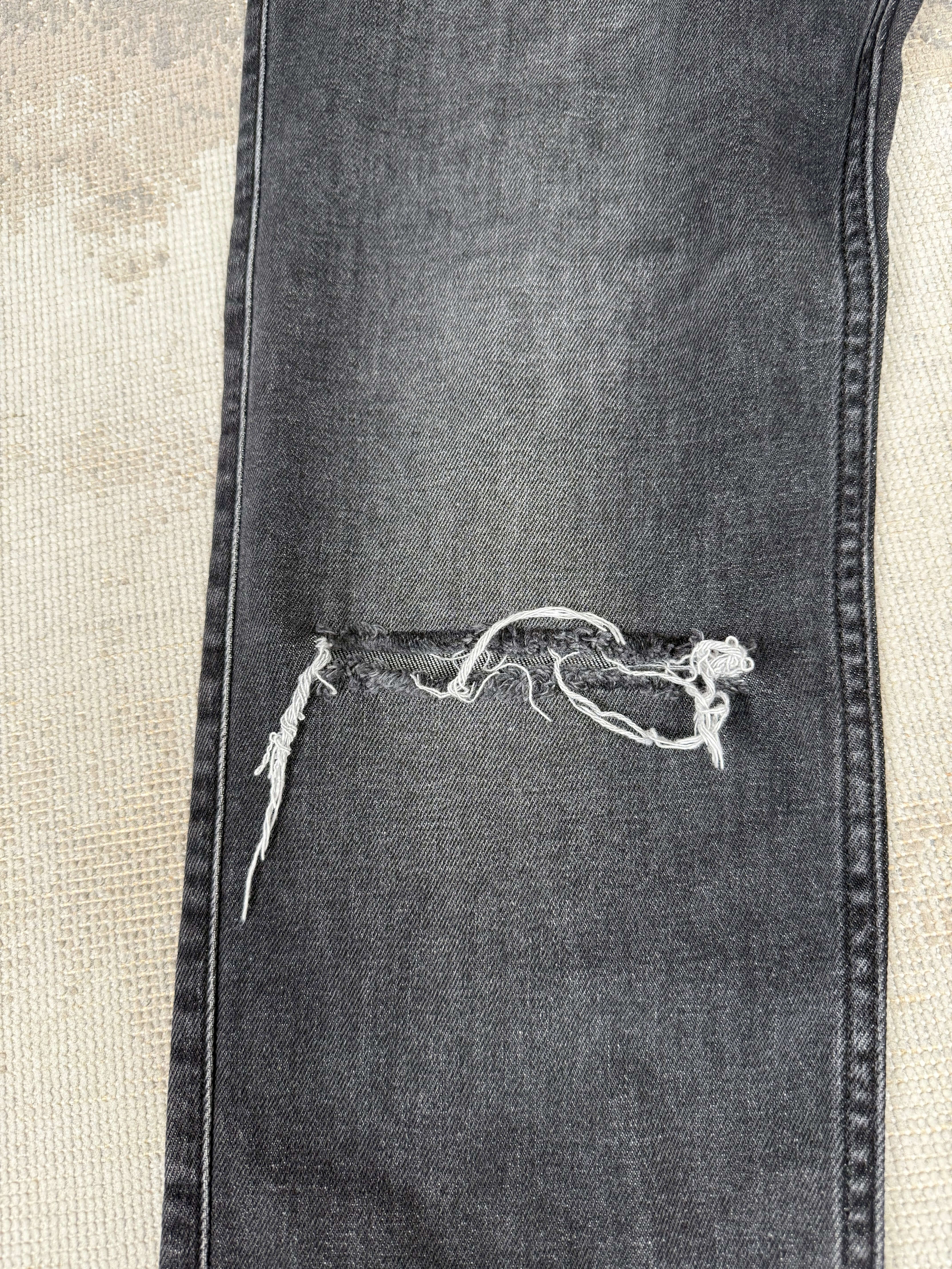 Givenchy Printed Jeans - Dark Grey Denim Givenchy