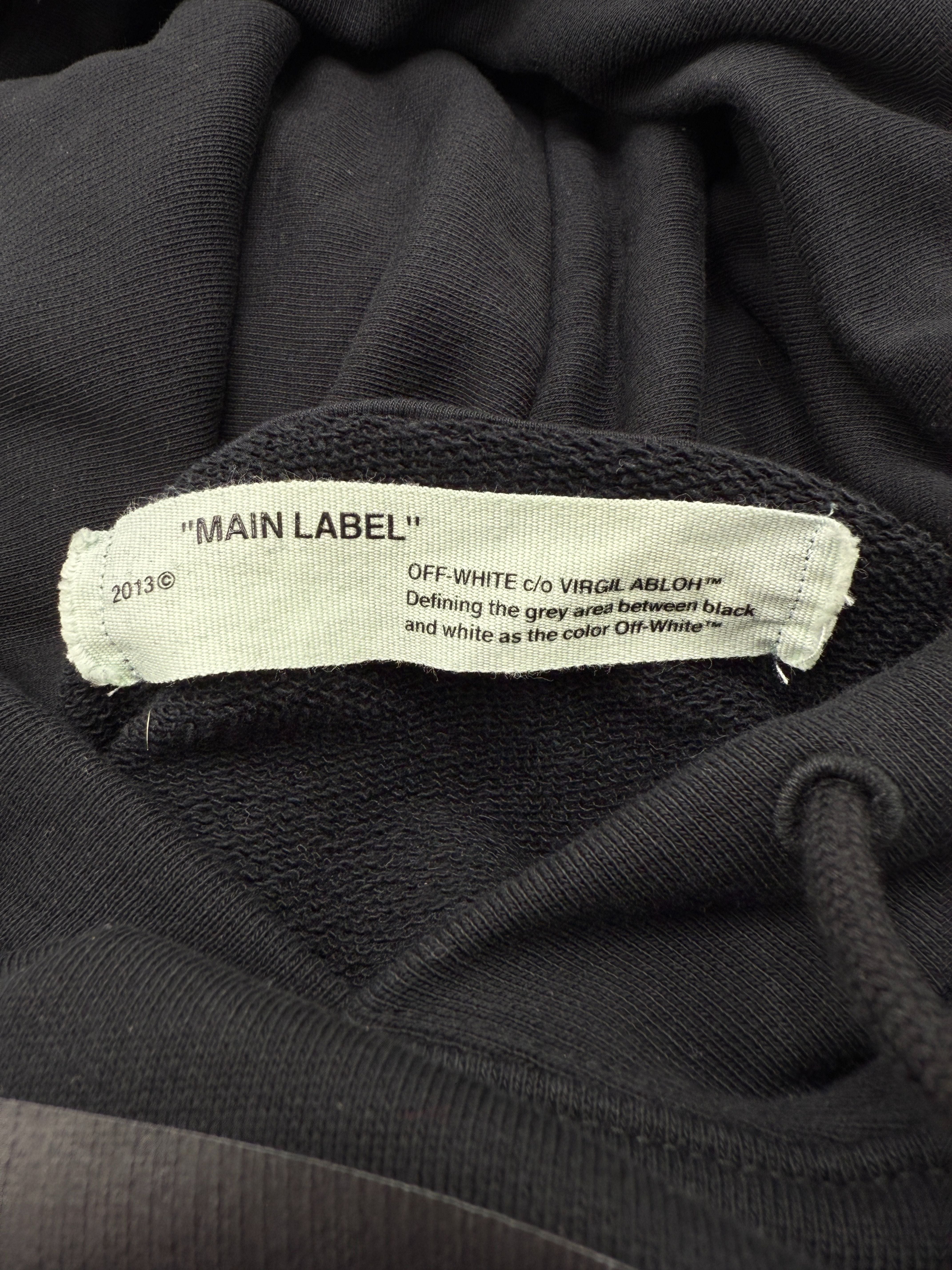 Off-White Caravaggio Mirror Mirror Hoodie - Black Off-White