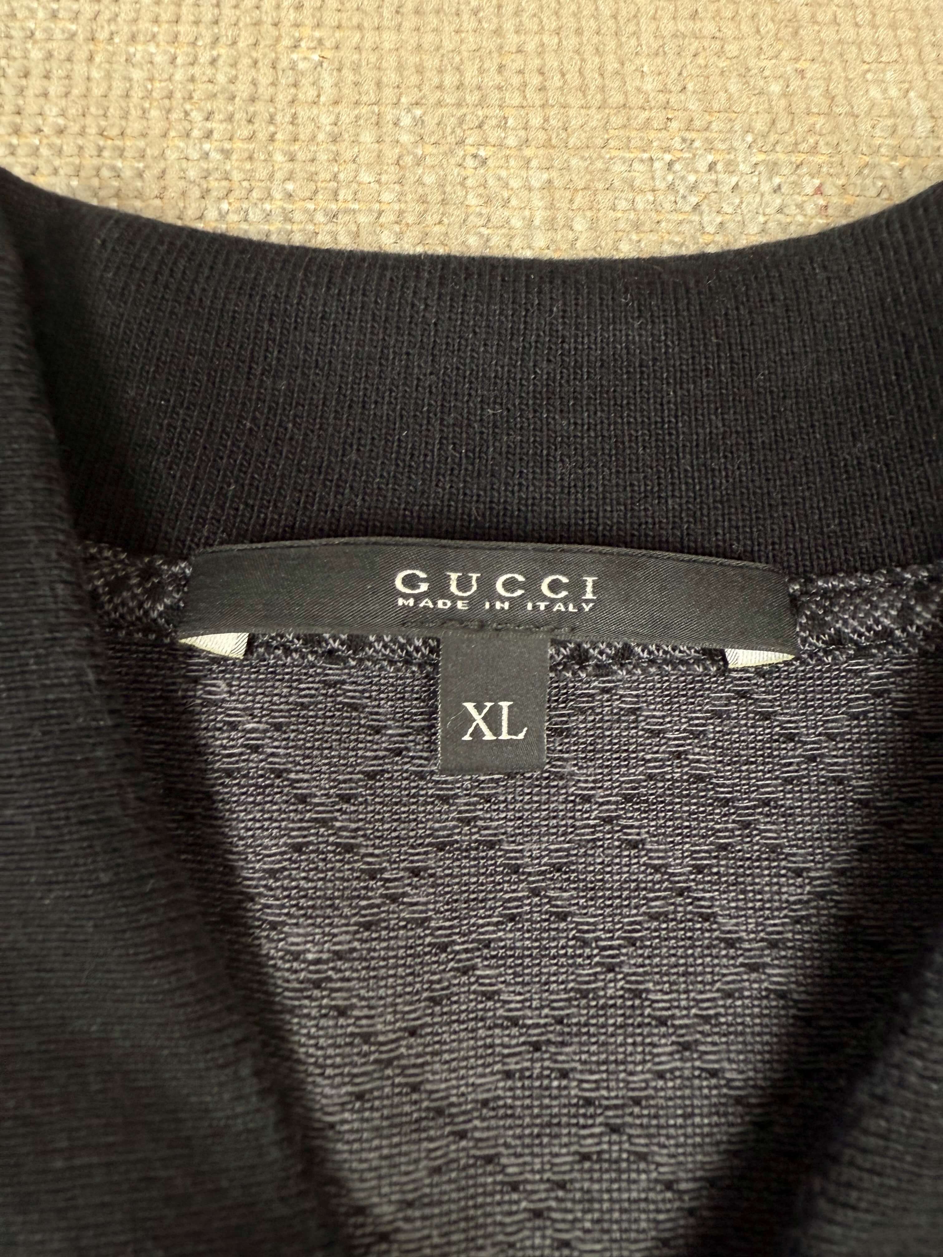 Gucci Web Stripe Polo - Grey Gucci