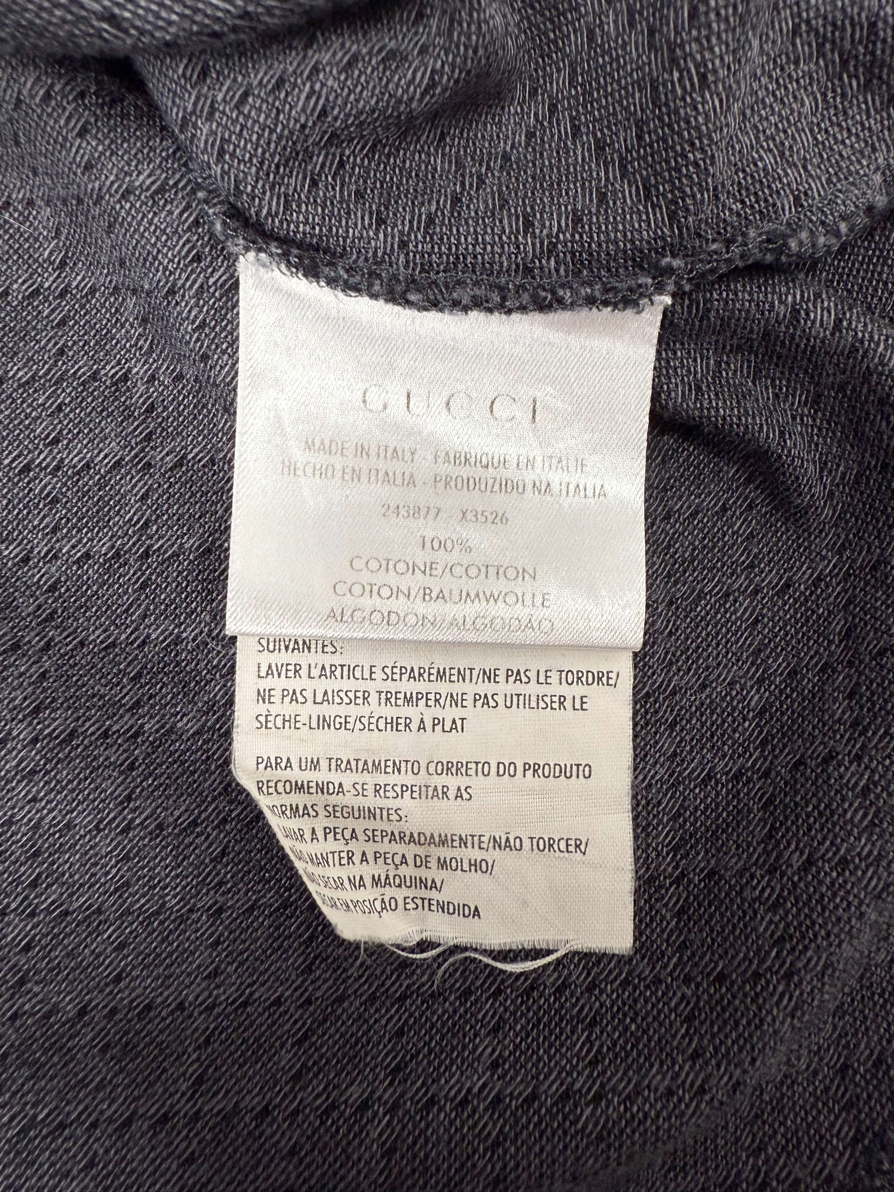 Gucci Web Stripe Polo - Grey Gucci