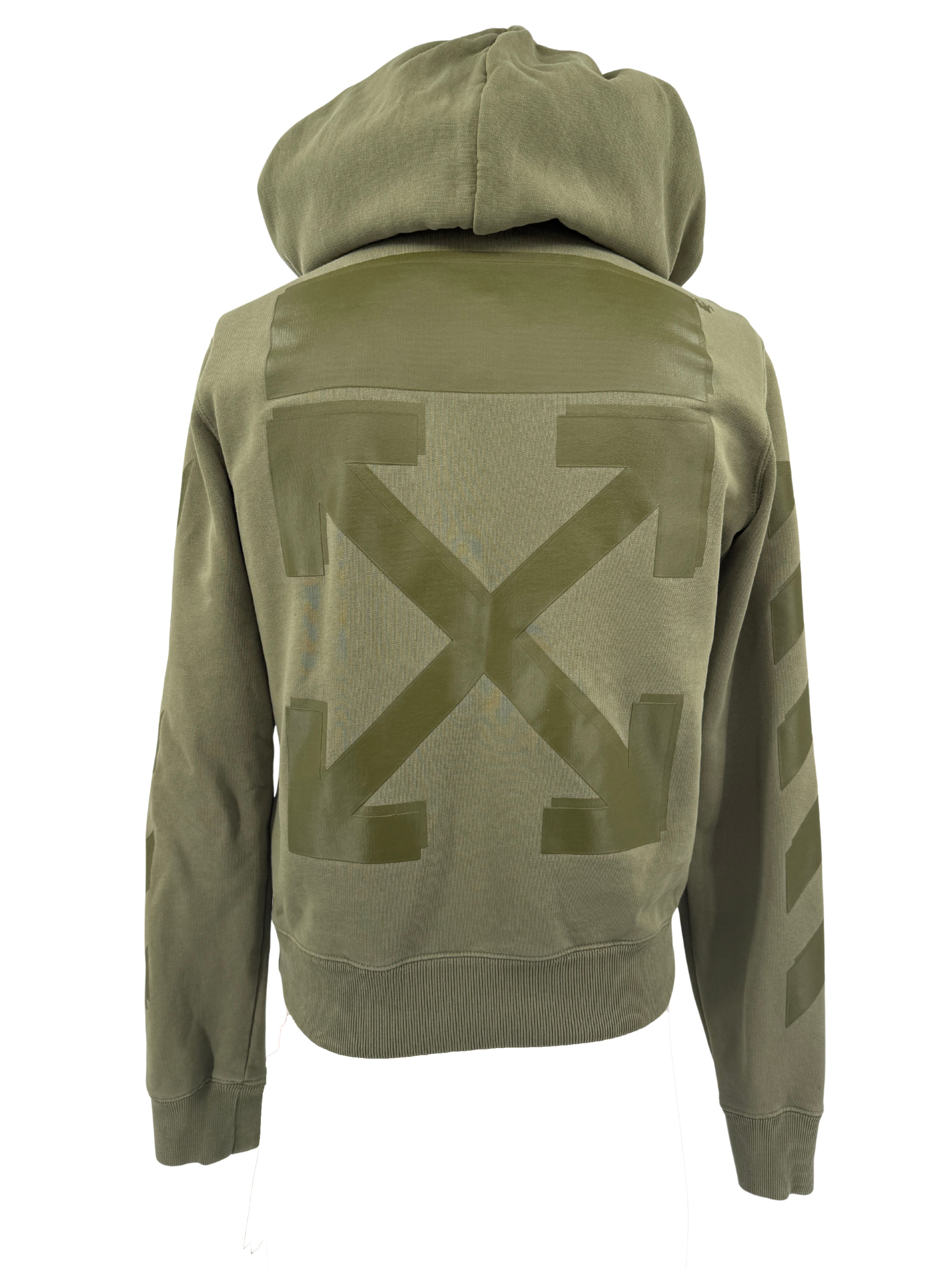 Off-White Arrows Hoodie - Khaki Off-White