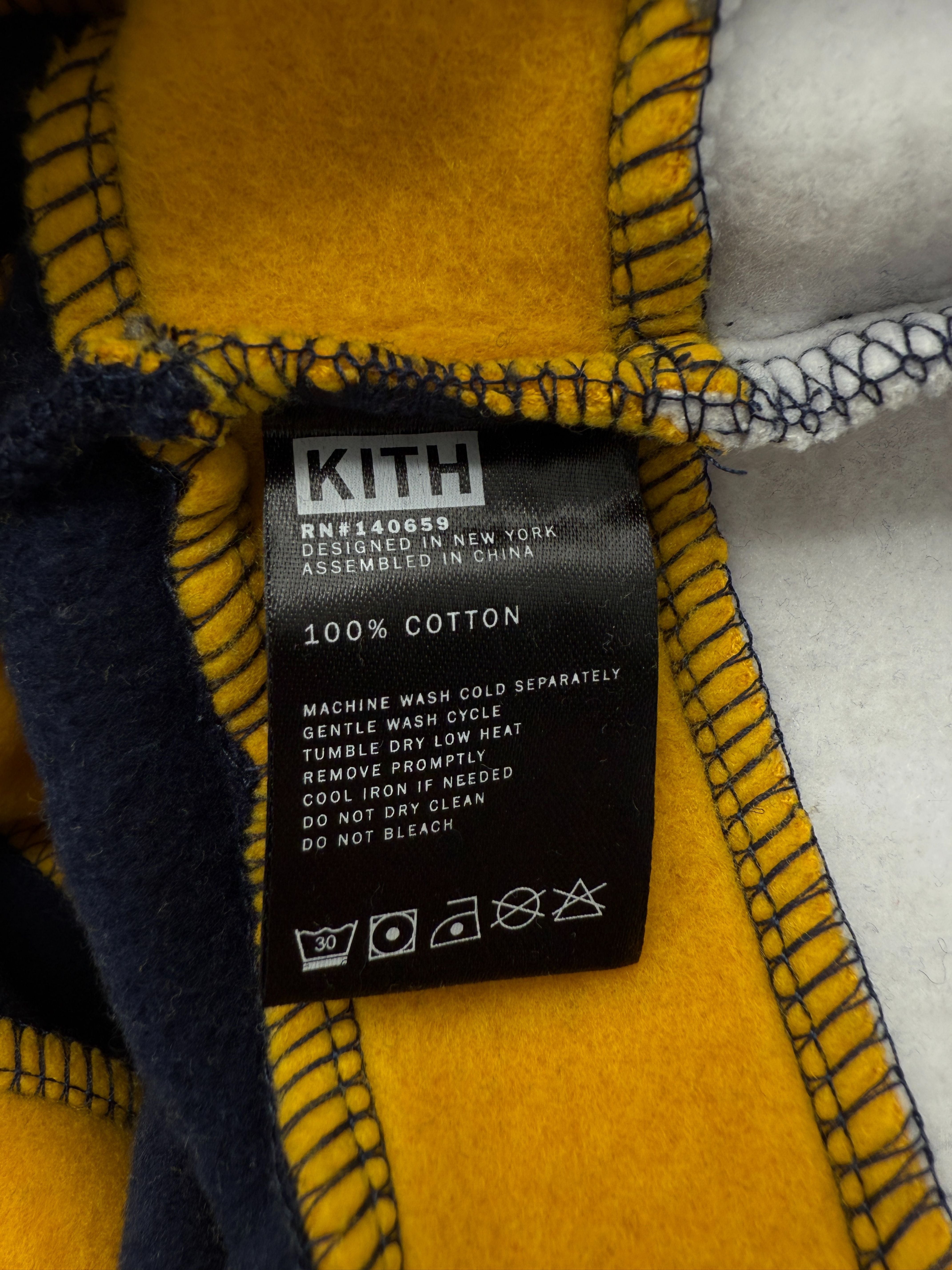 KITH Williams Striped Hoodie - Navy KITH
