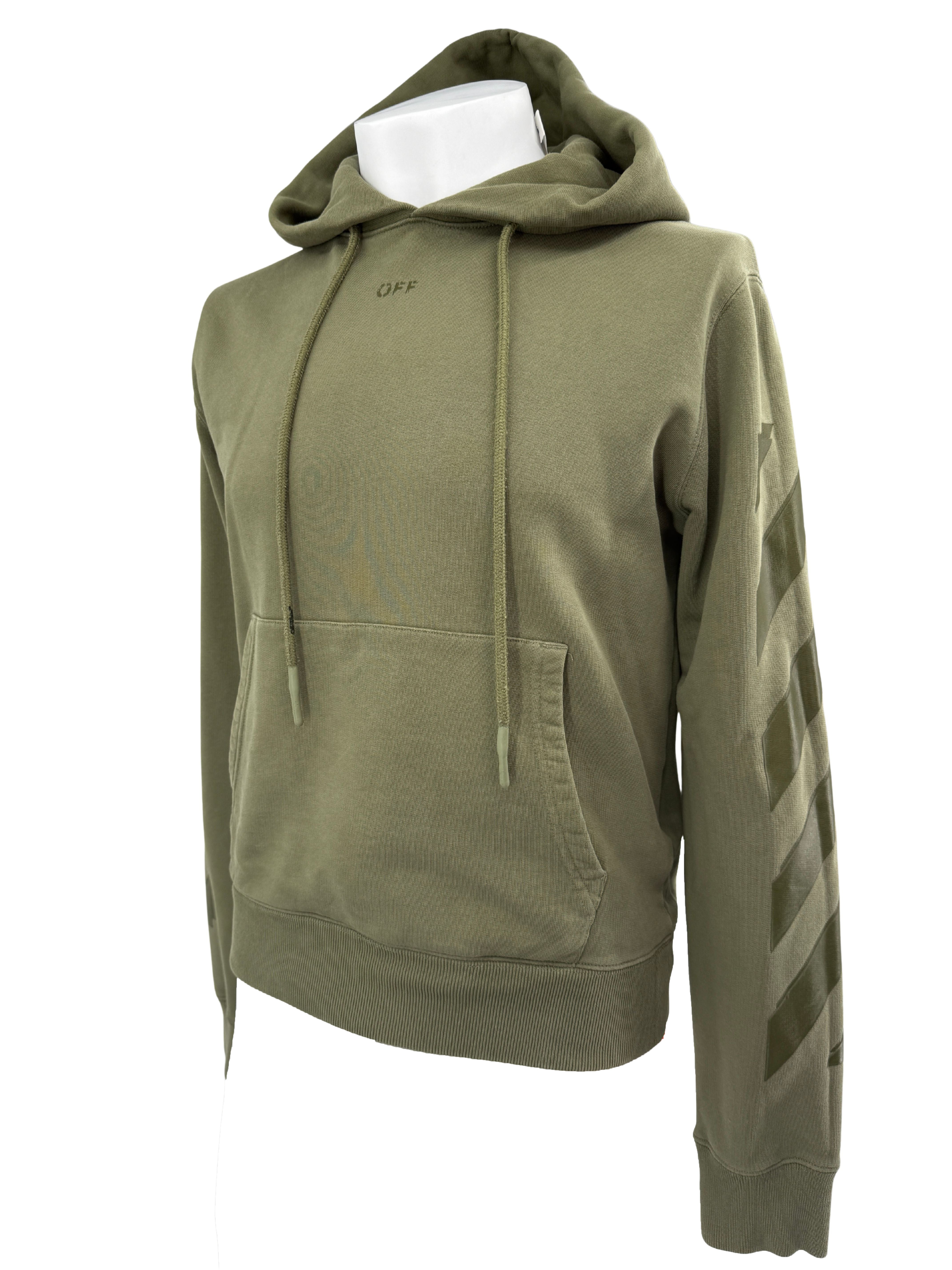 Off-White Arrows Hoodie - Khaki Off-White