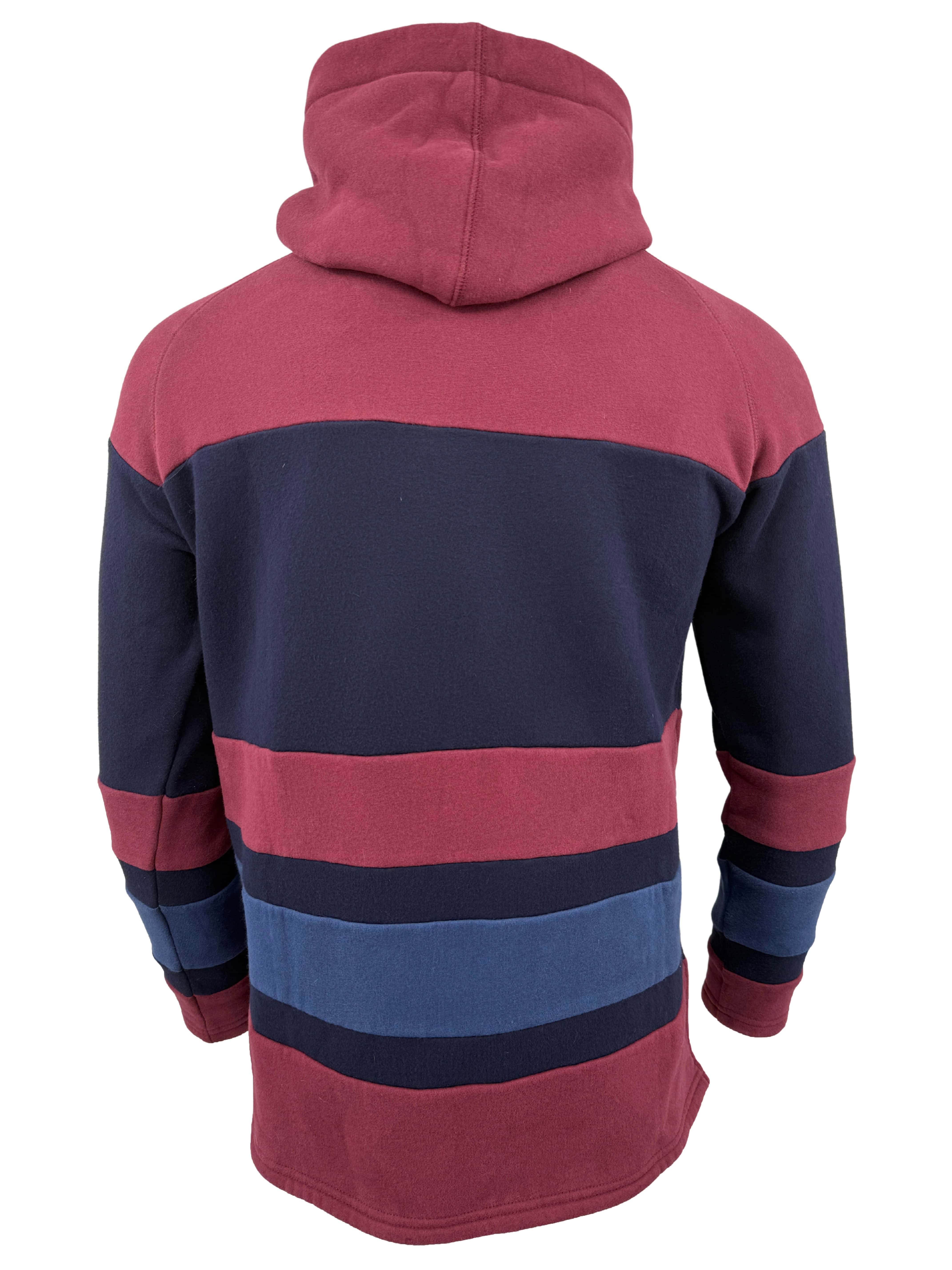 KITH Williams Striped Hoodie - Burgundy KITH
