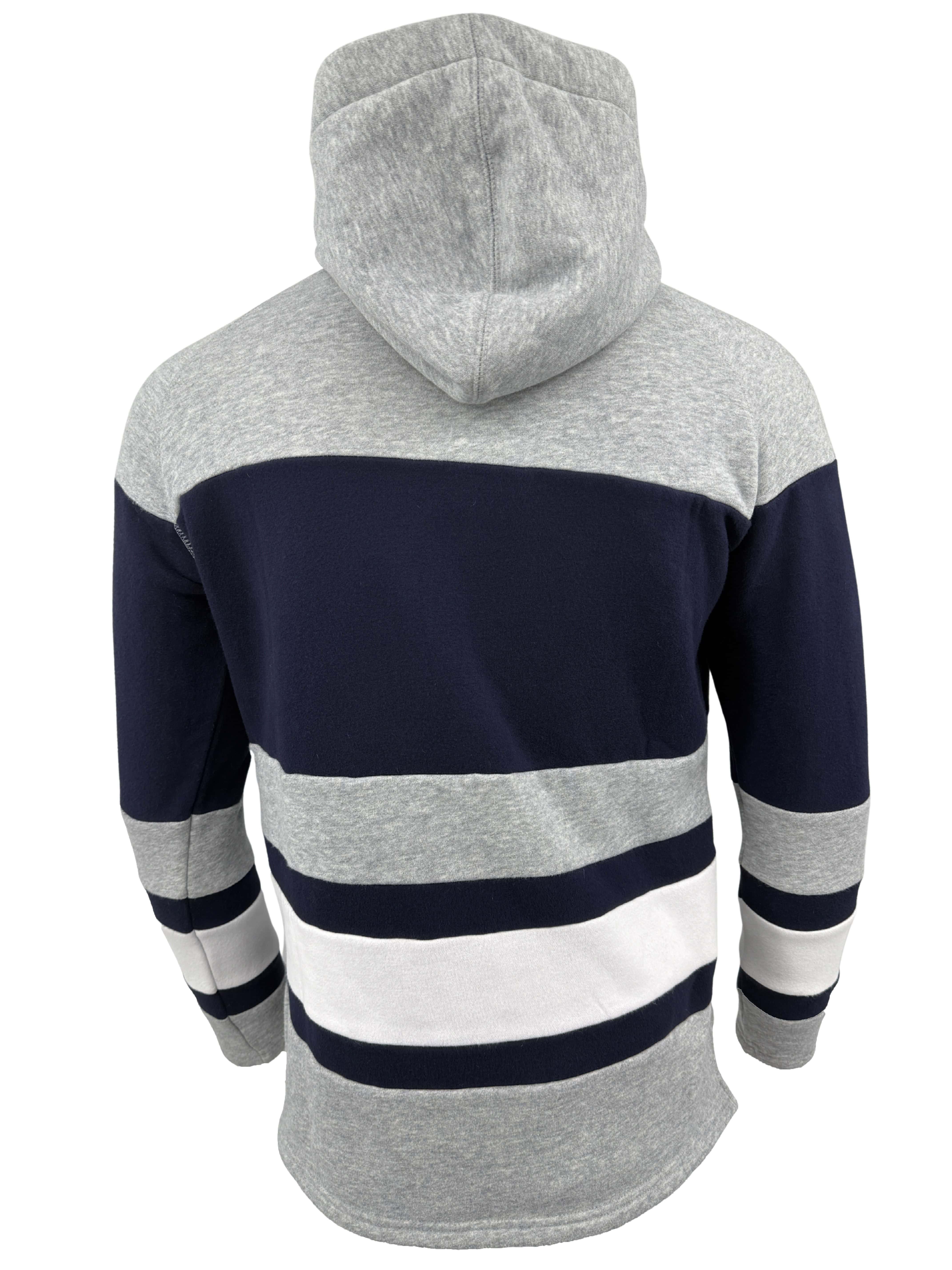 KITH Williams Striped Hoodie - Grey KITH
