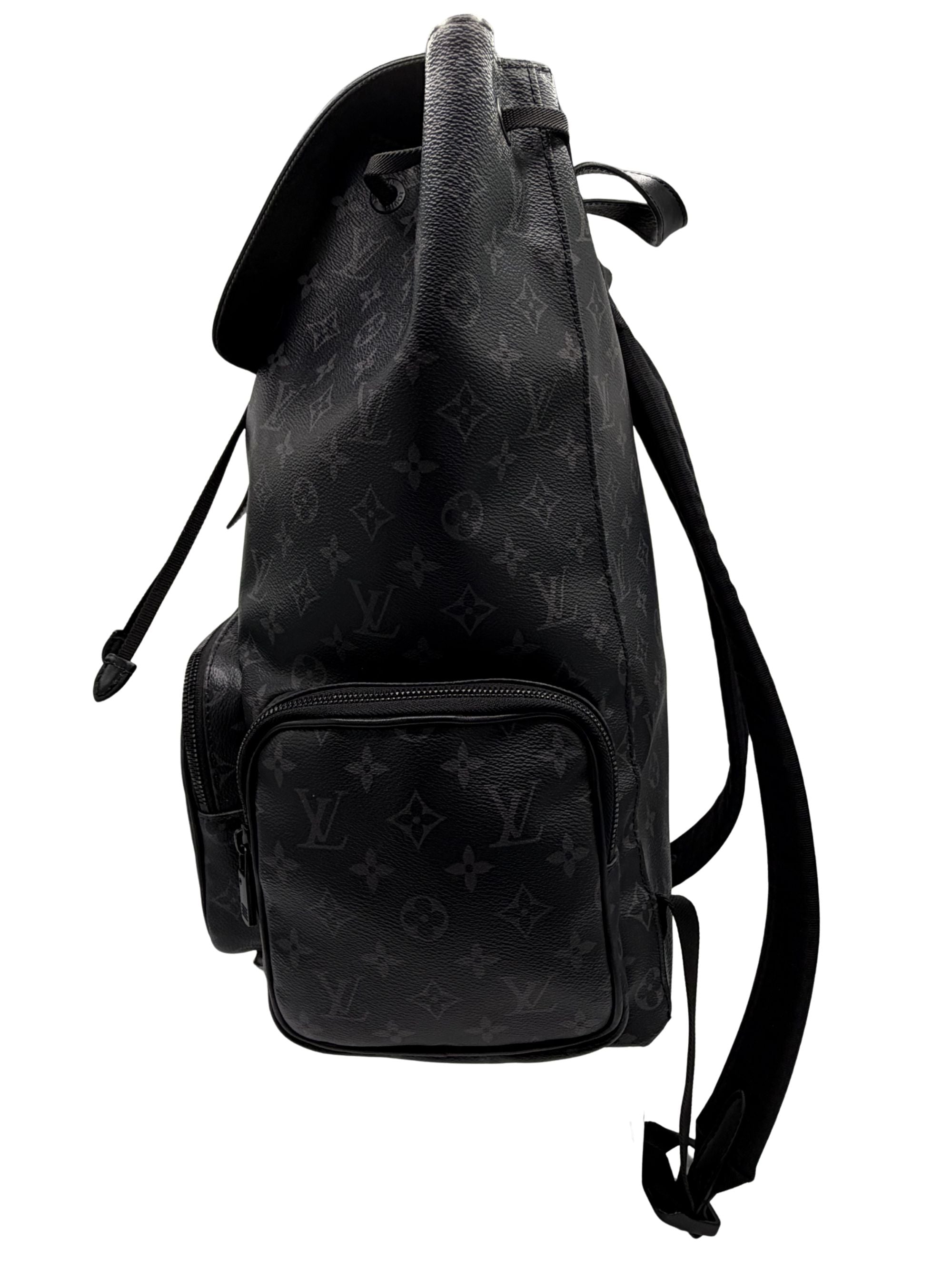 Louis Vuitton Monogram Trio Backpack - Black