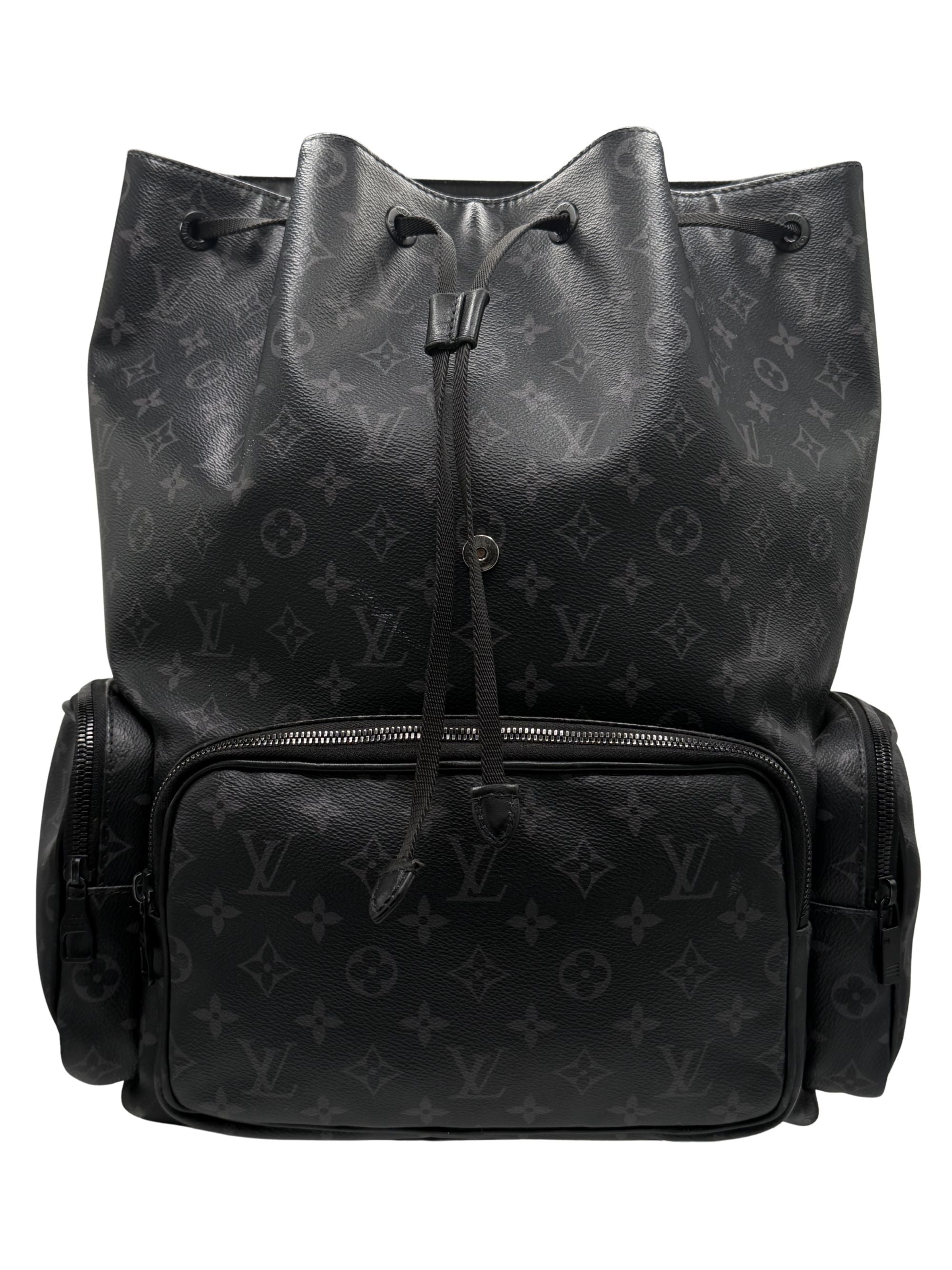 Louis Vuitton Monogram Trio Backpack - Black