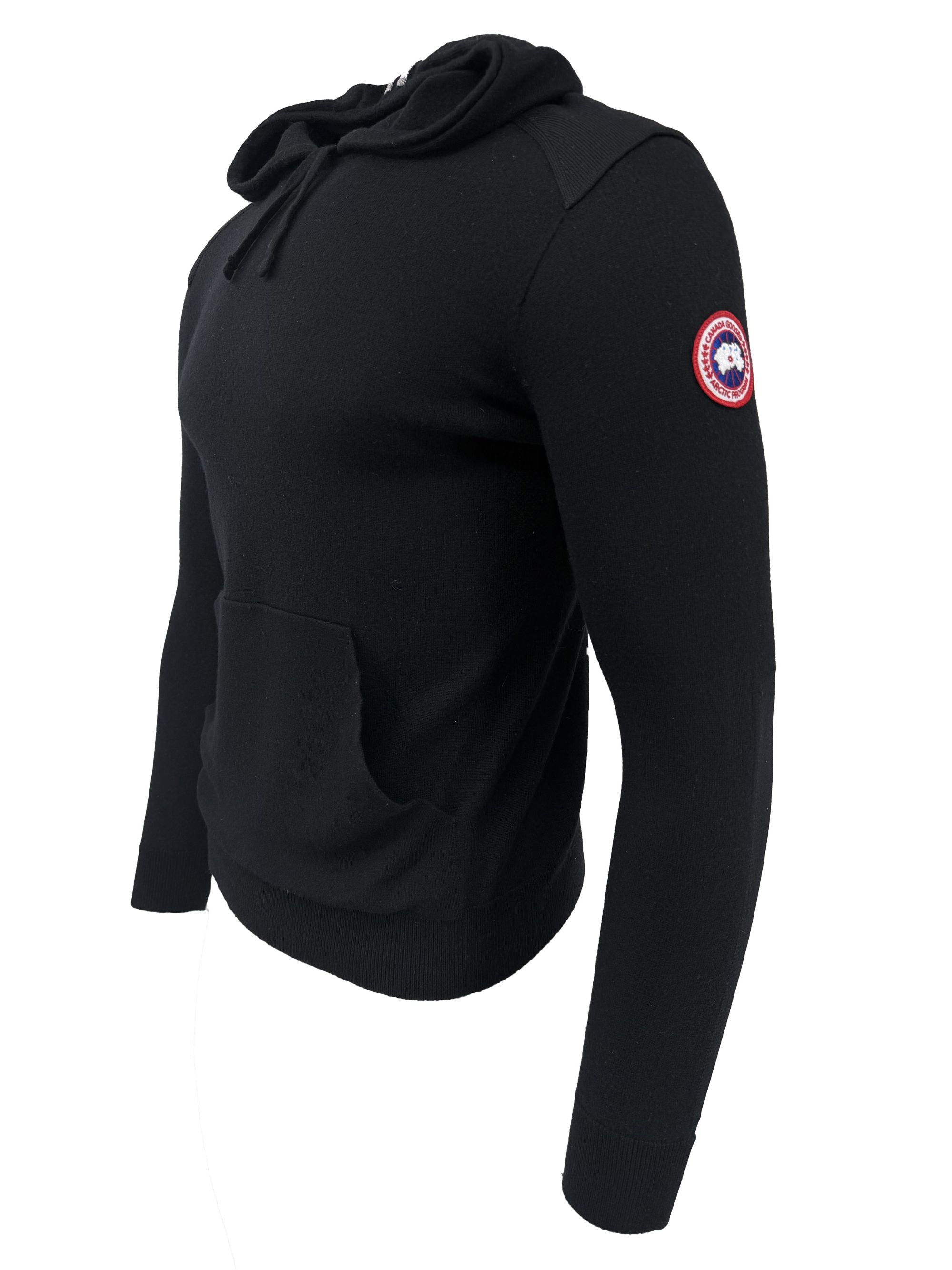 Canada Goose Knit Hoodie - Black Canada Goose