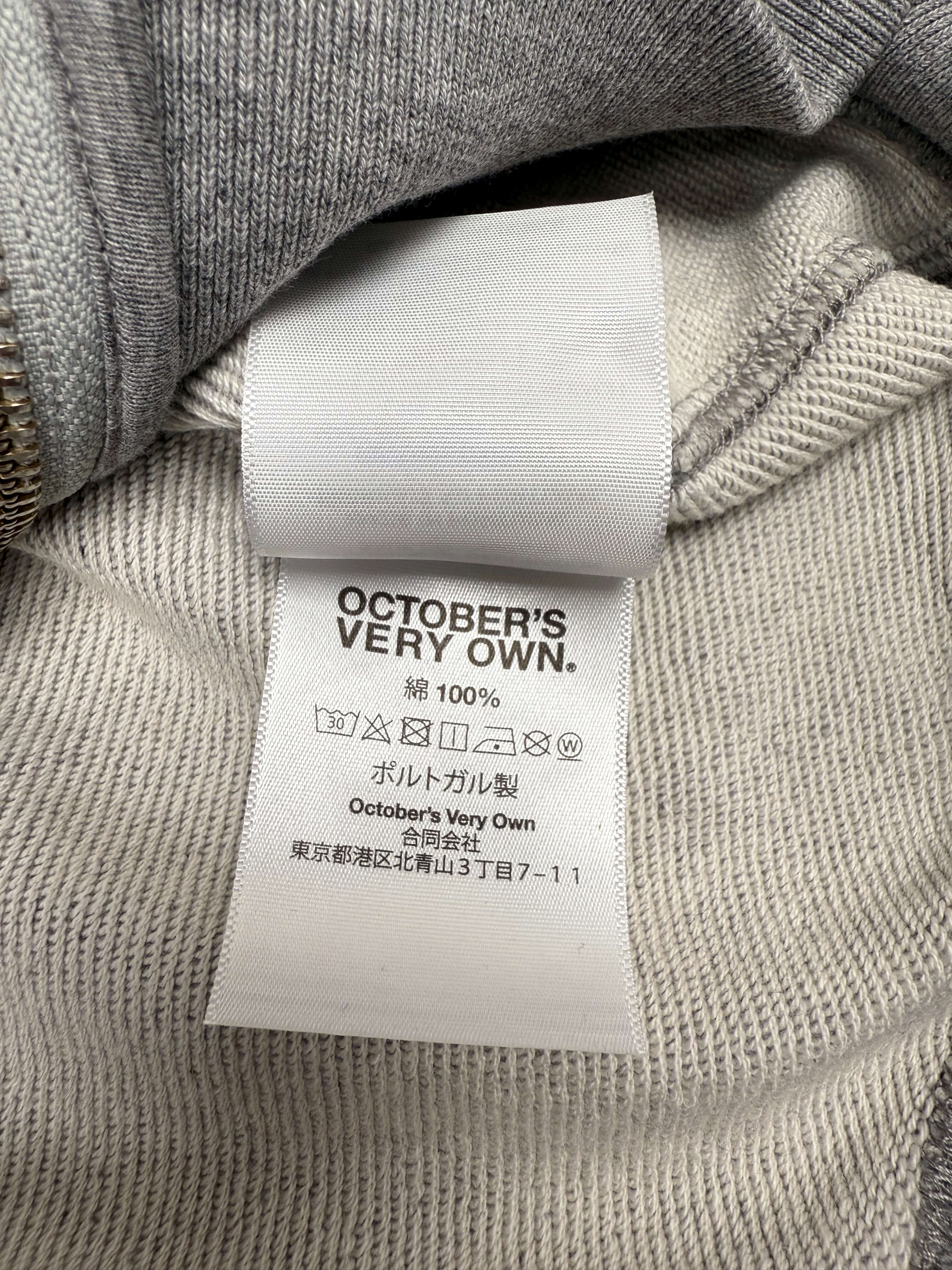 October's Very Own - OVO Zip-Up Hoodie - Grey (Unused) October's Very Own