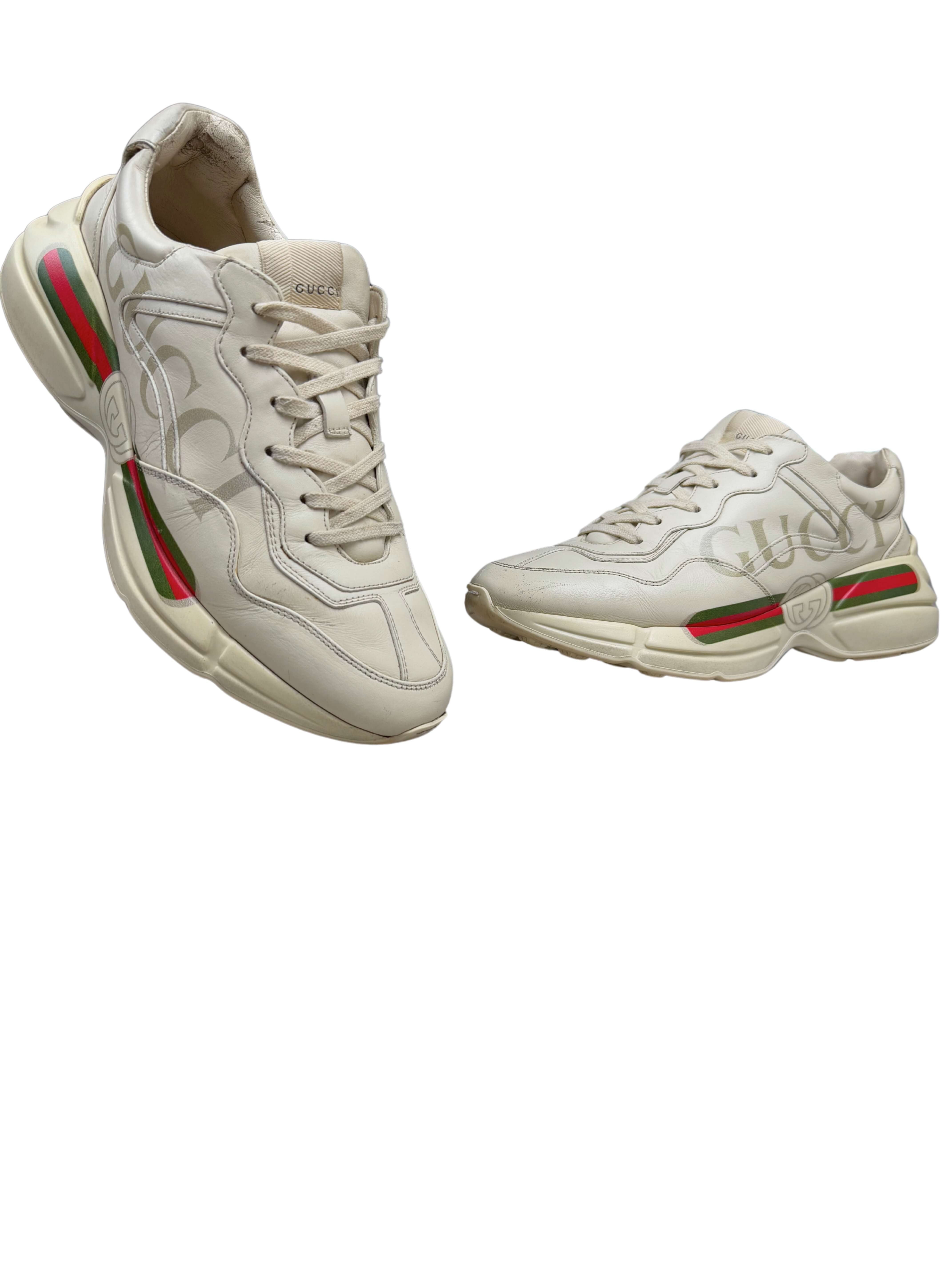 Gucci Rhyton Trainers - Cream
