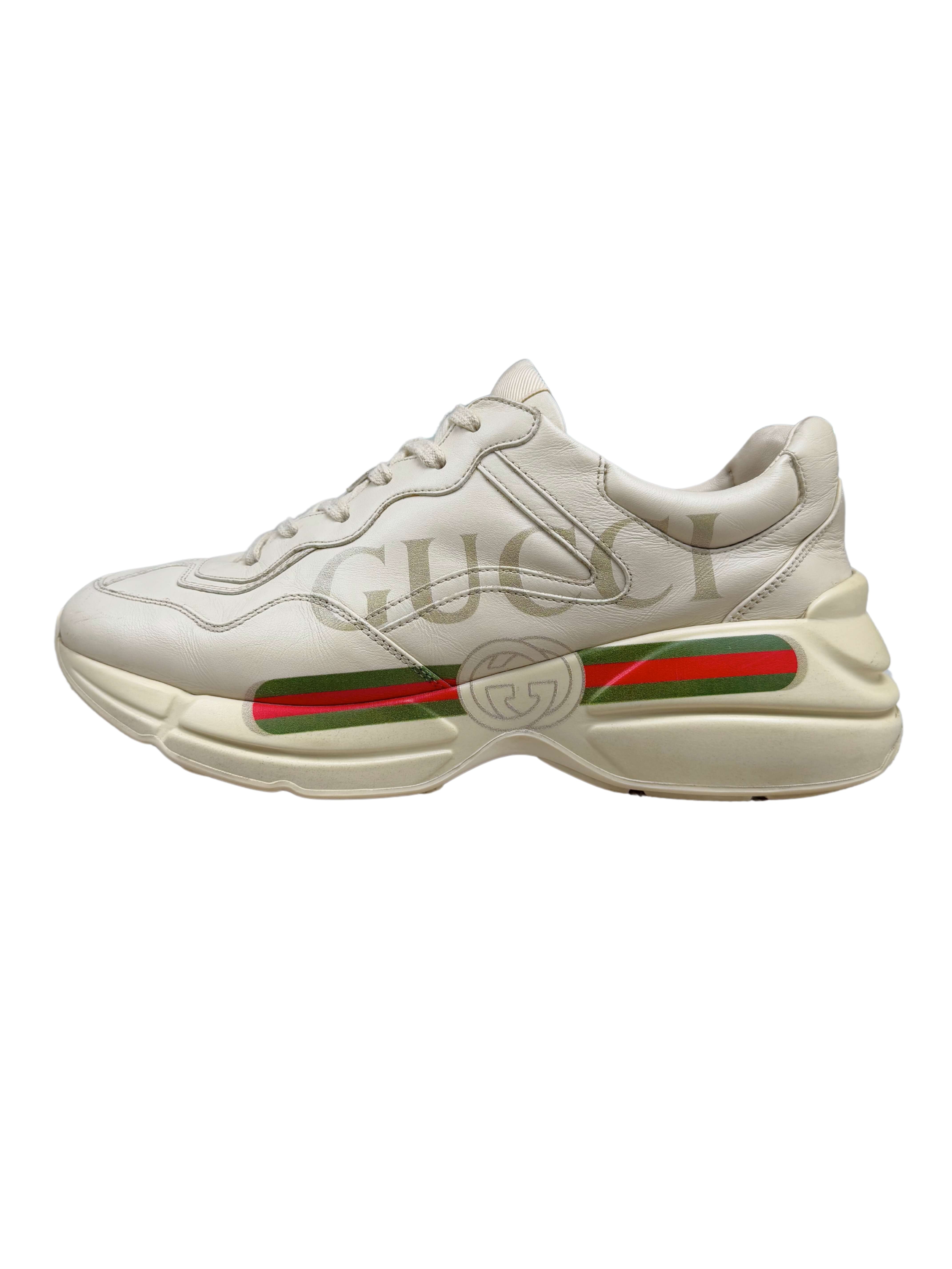 Gucci Rhyton Trainers - Cream