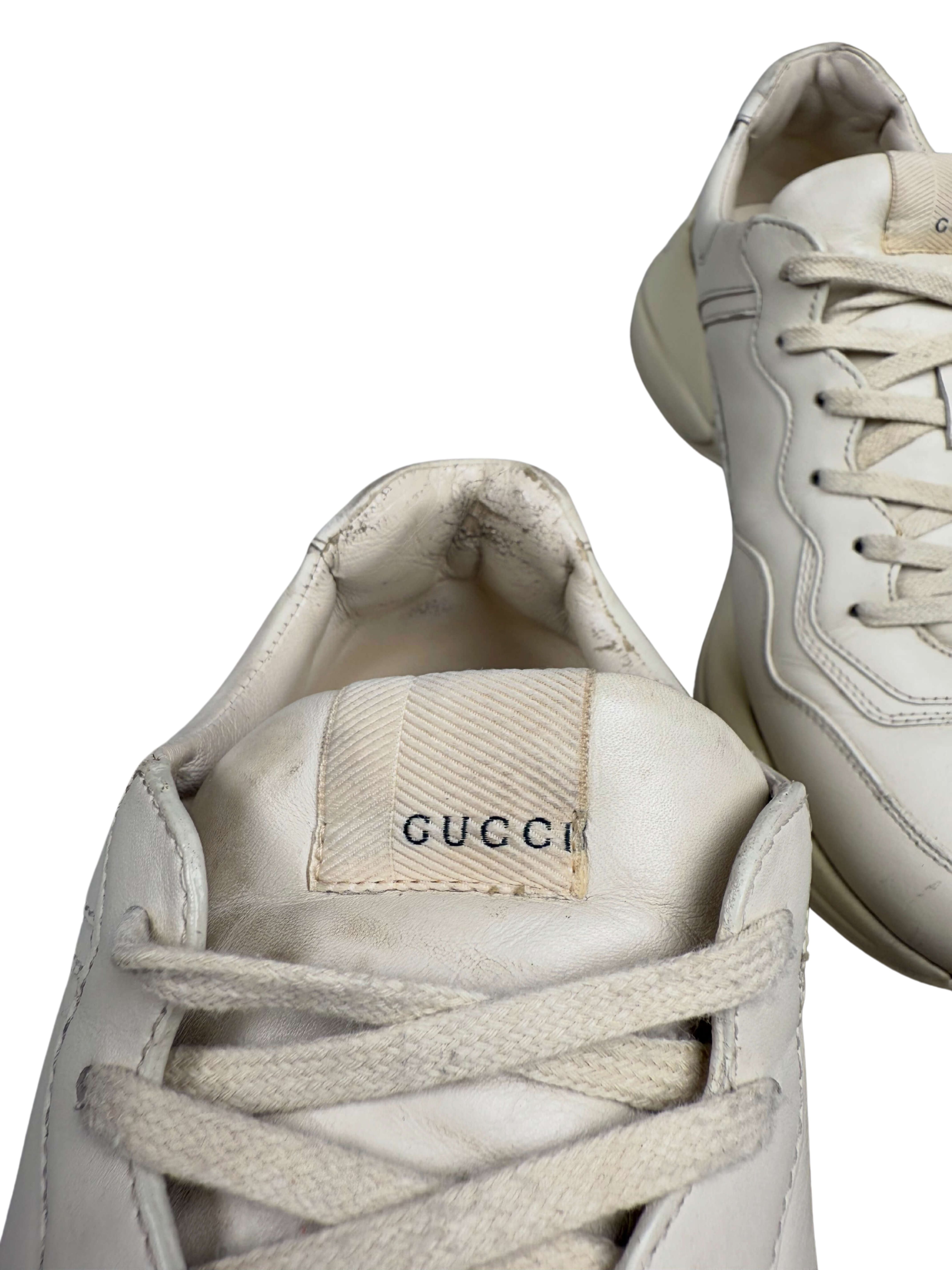 Gucci Rhyton Trainers - Cream