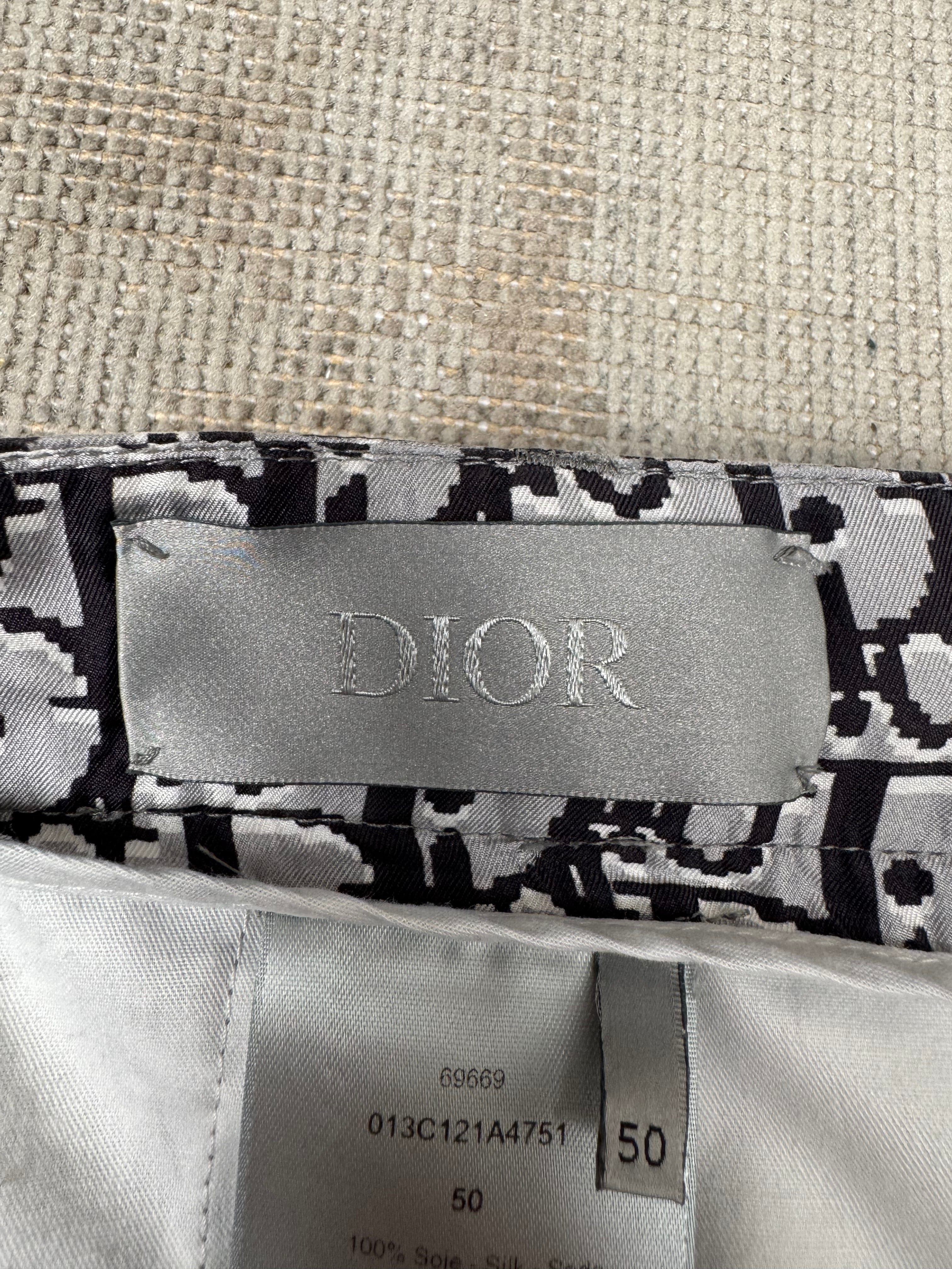 Dior Oblique Short Sleeve Shirt & Shorts Set - Grey Dior