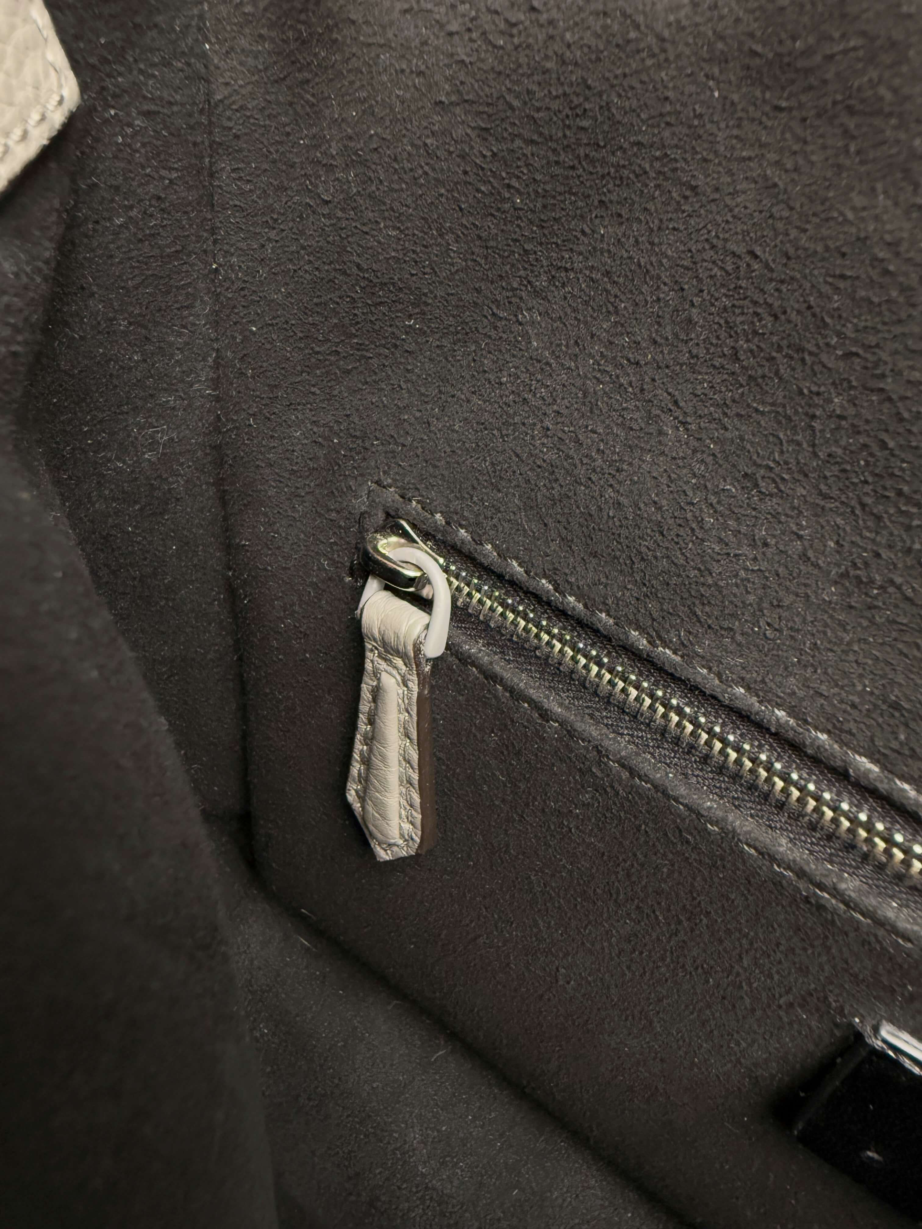 Fendi Baguette Convertible Leather Bag - Grey Fendi