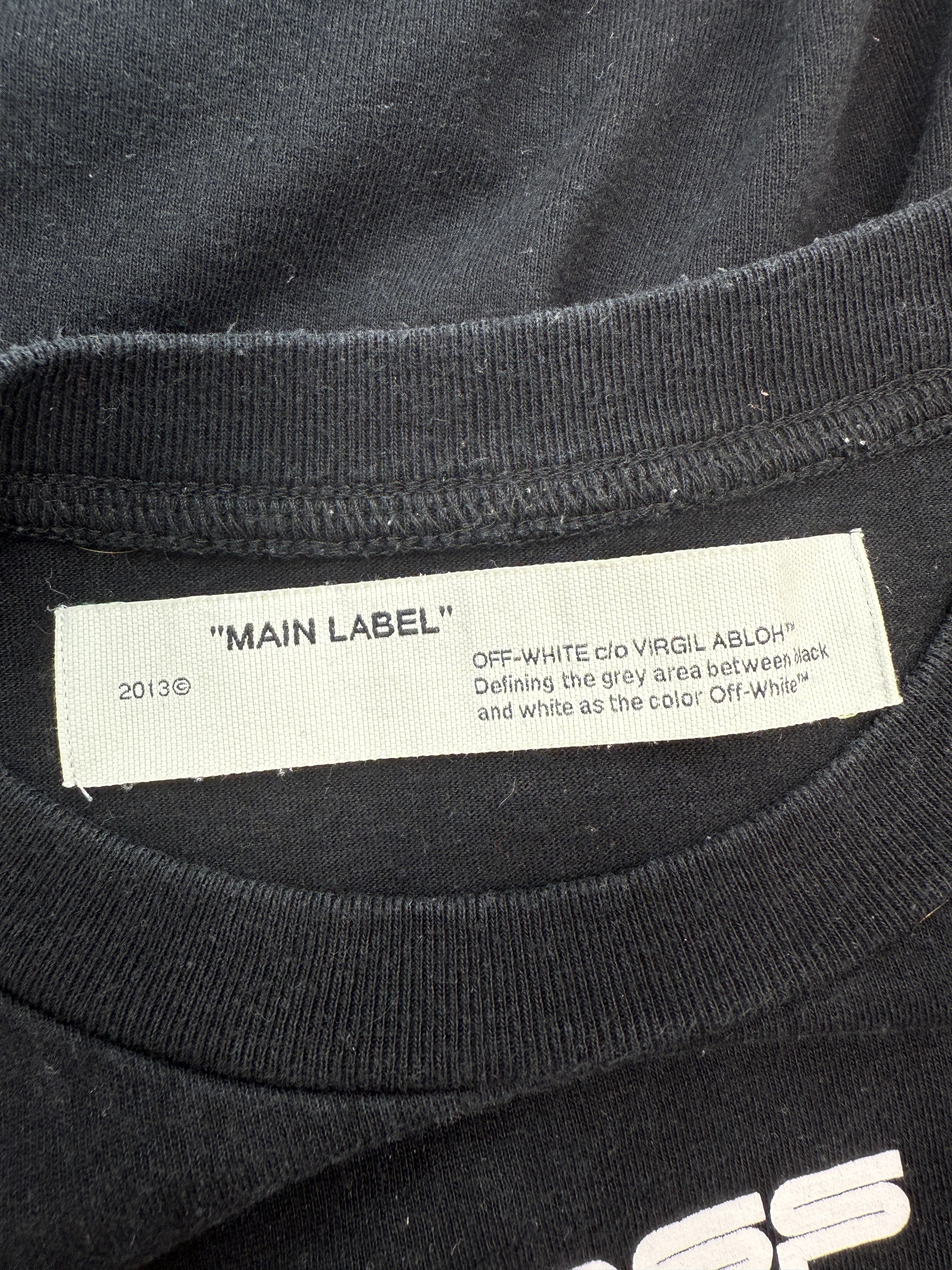 Off-White Cabin Baggage Tape T-Shirt - Black Off-White