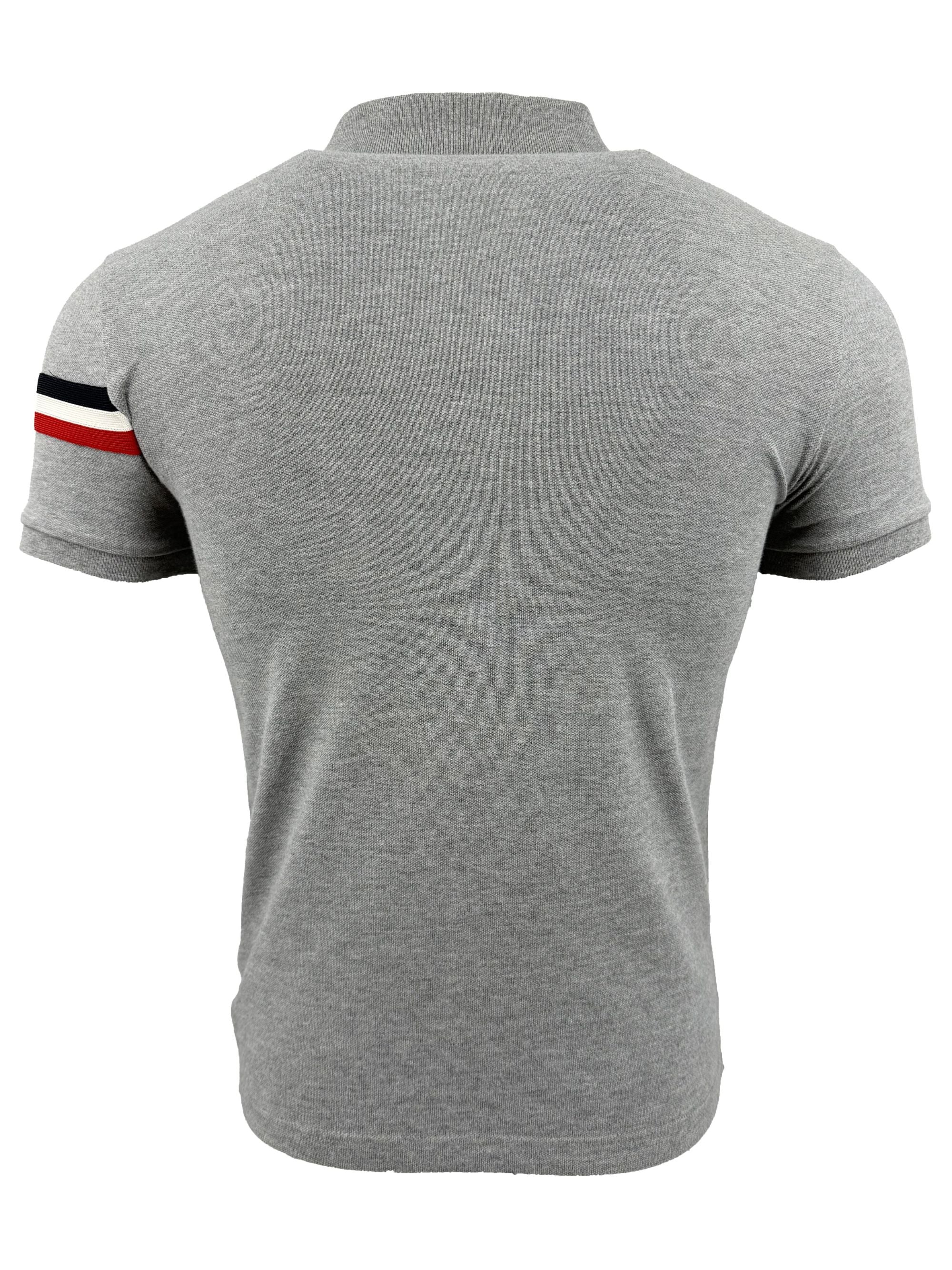 Moncler Stripe Sleeve Polo - Grey (Unused) Moncler