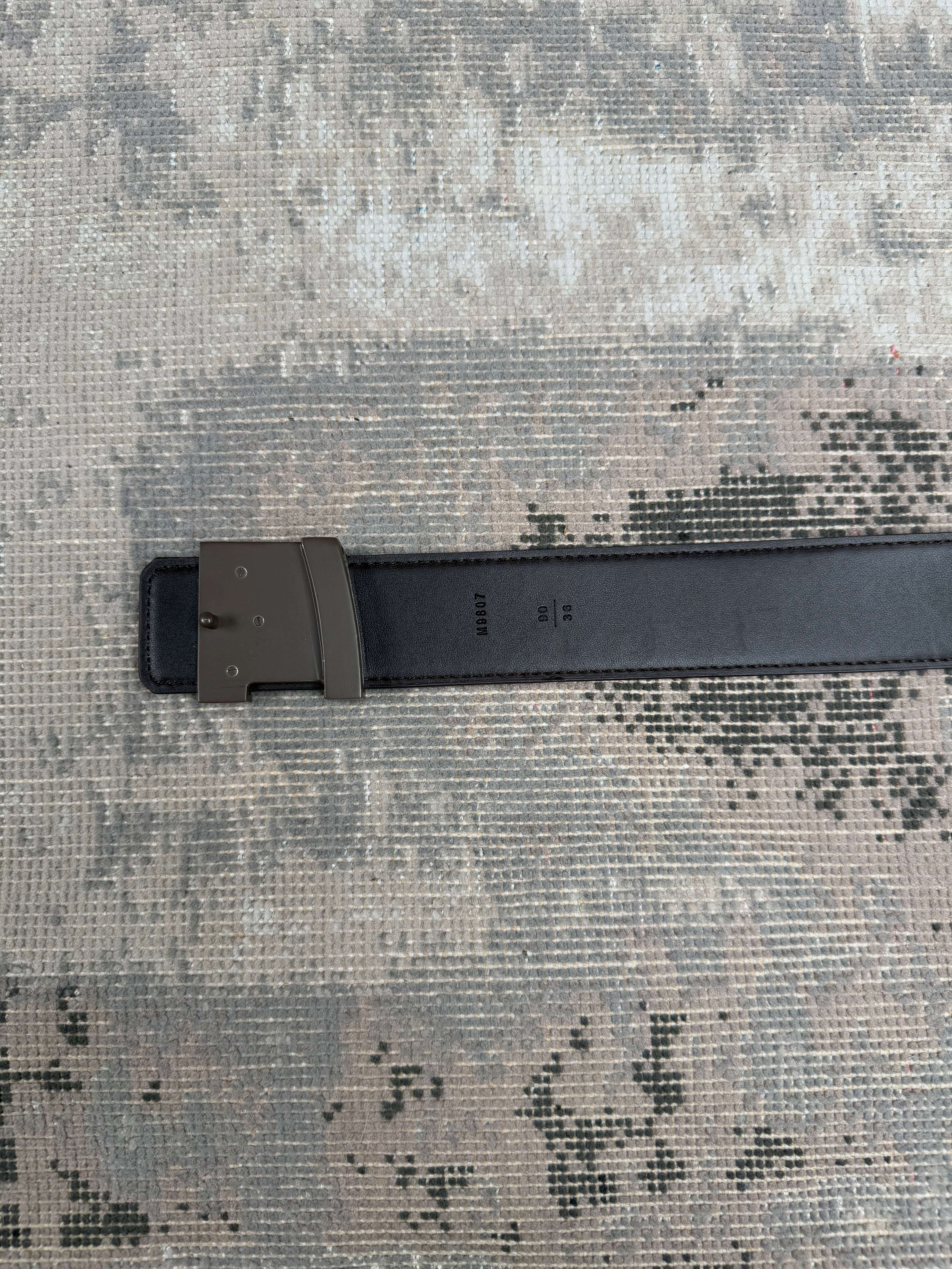 Louis Vuitton LV Initials 90cm Damier Belt - Brown Louis Vuitton