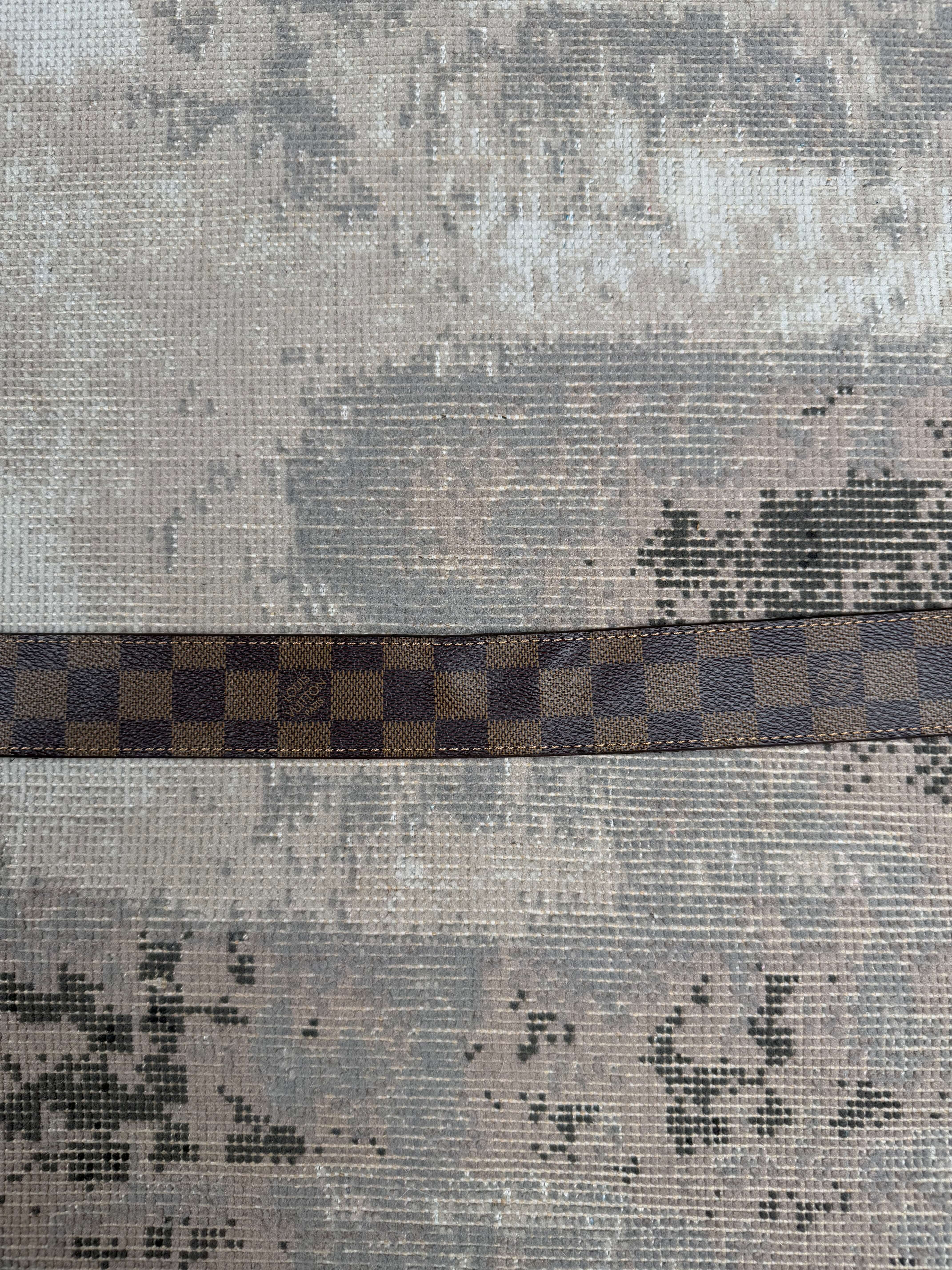 Louis Vuitton LV Initials 90cm Damier Belt - Brown Louis Vuitton