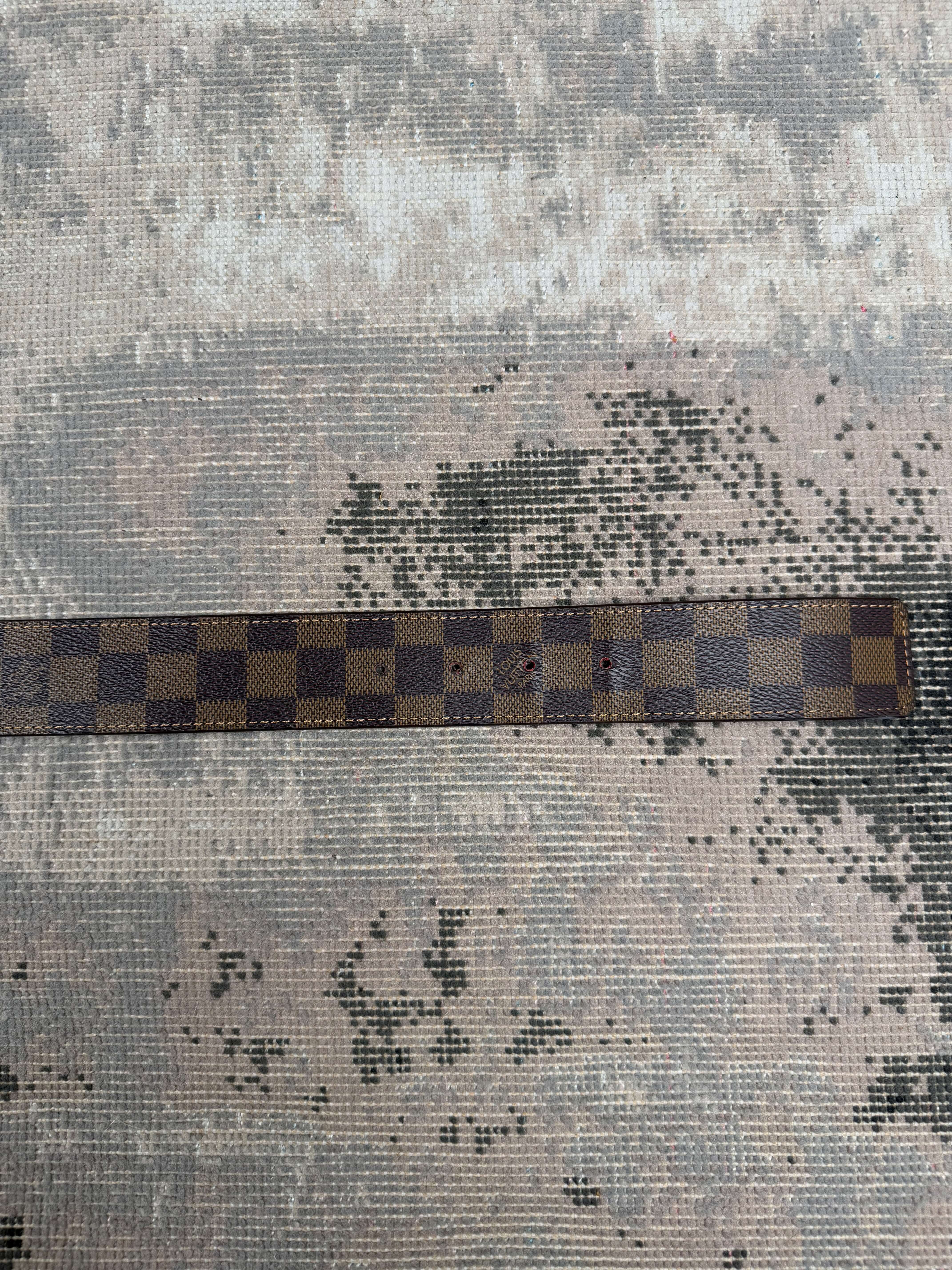 Louis Vuitton LV Initials 90cm Damier Belt - Brown Louis Vuitton