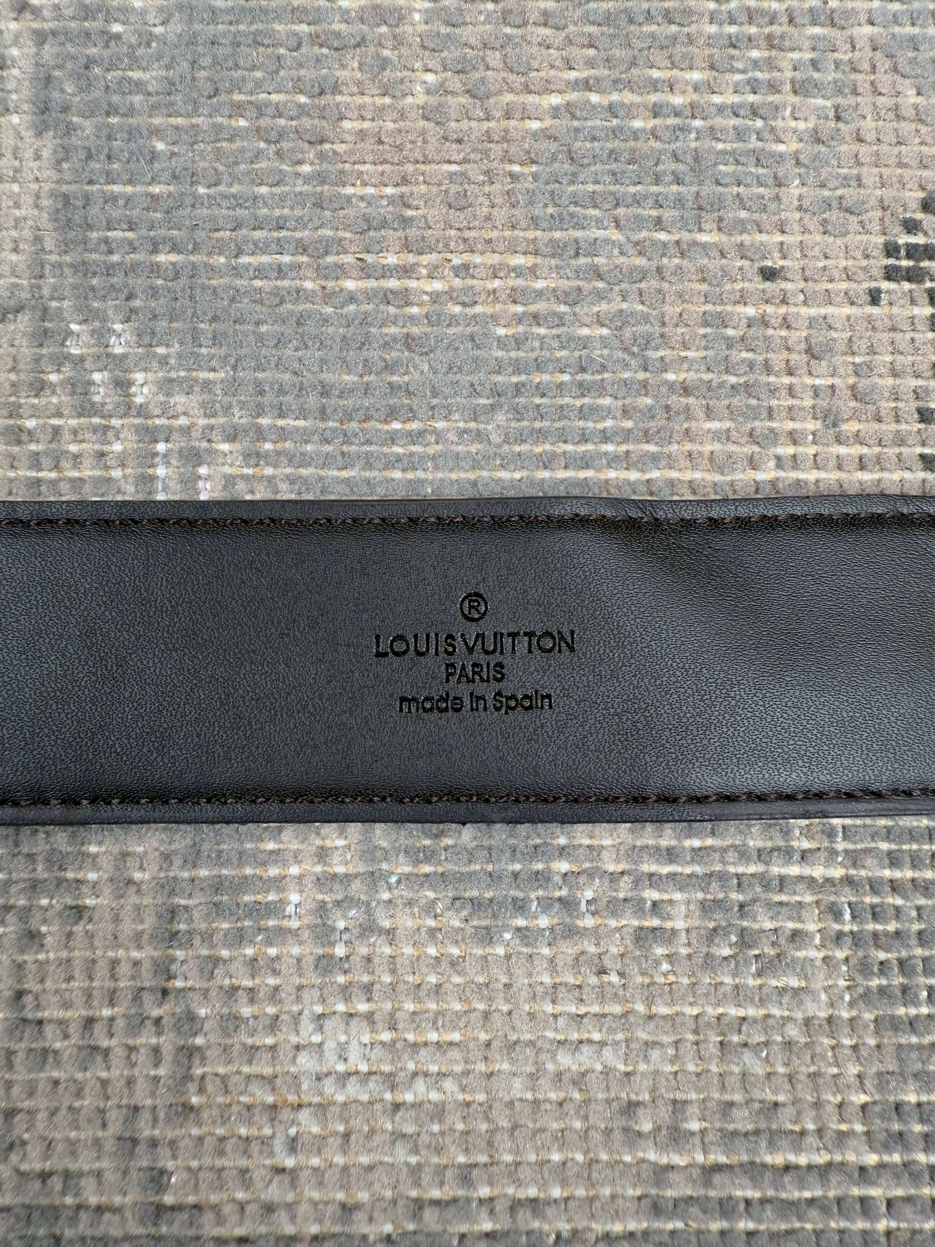 Louis Vuitton LV Initials 90cm Damier Belt - Brown Louis Vuitton