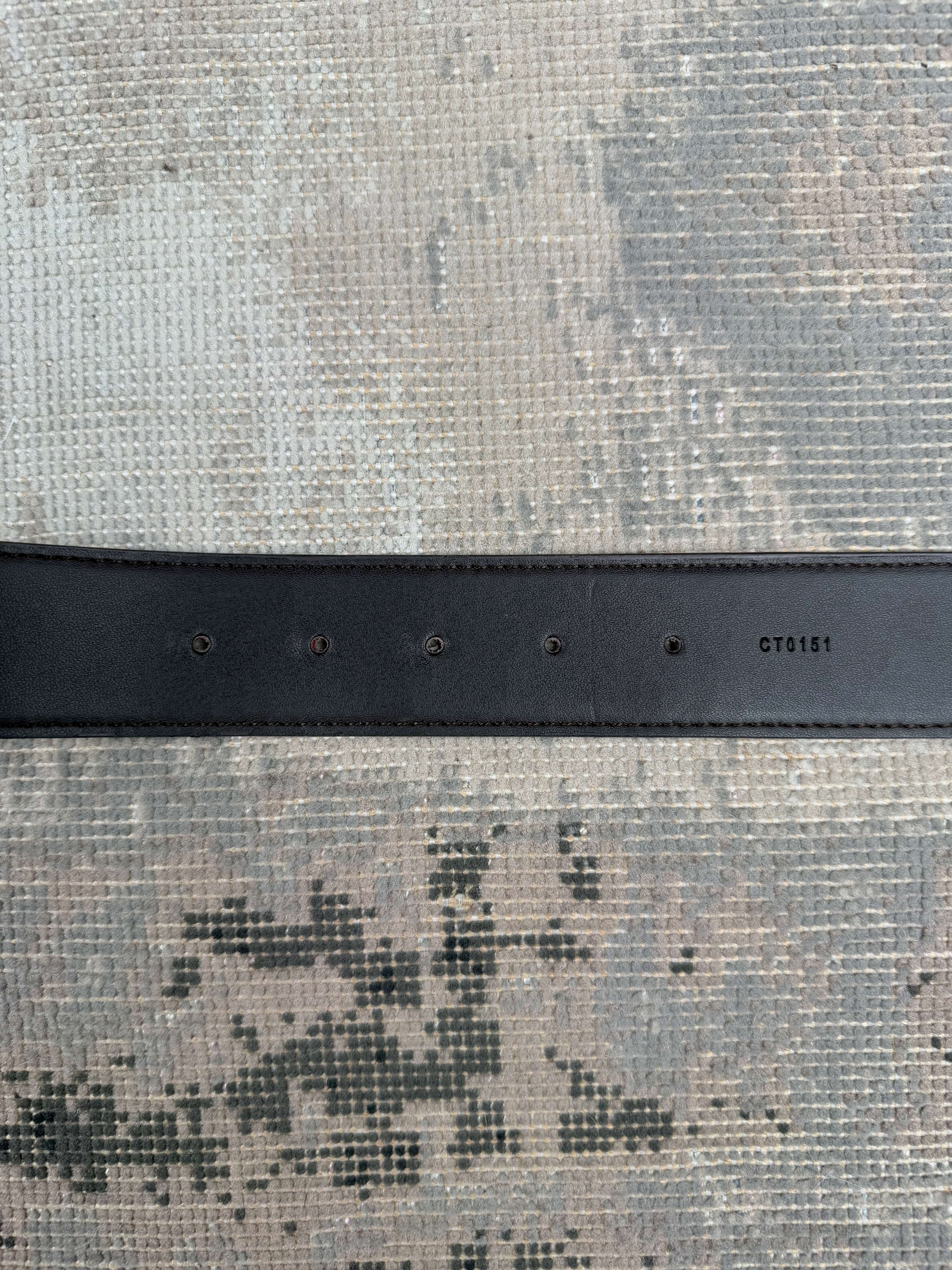 Louis Vuitton LV Initials 90cm Damier Belt - Brown Louis Vuitton