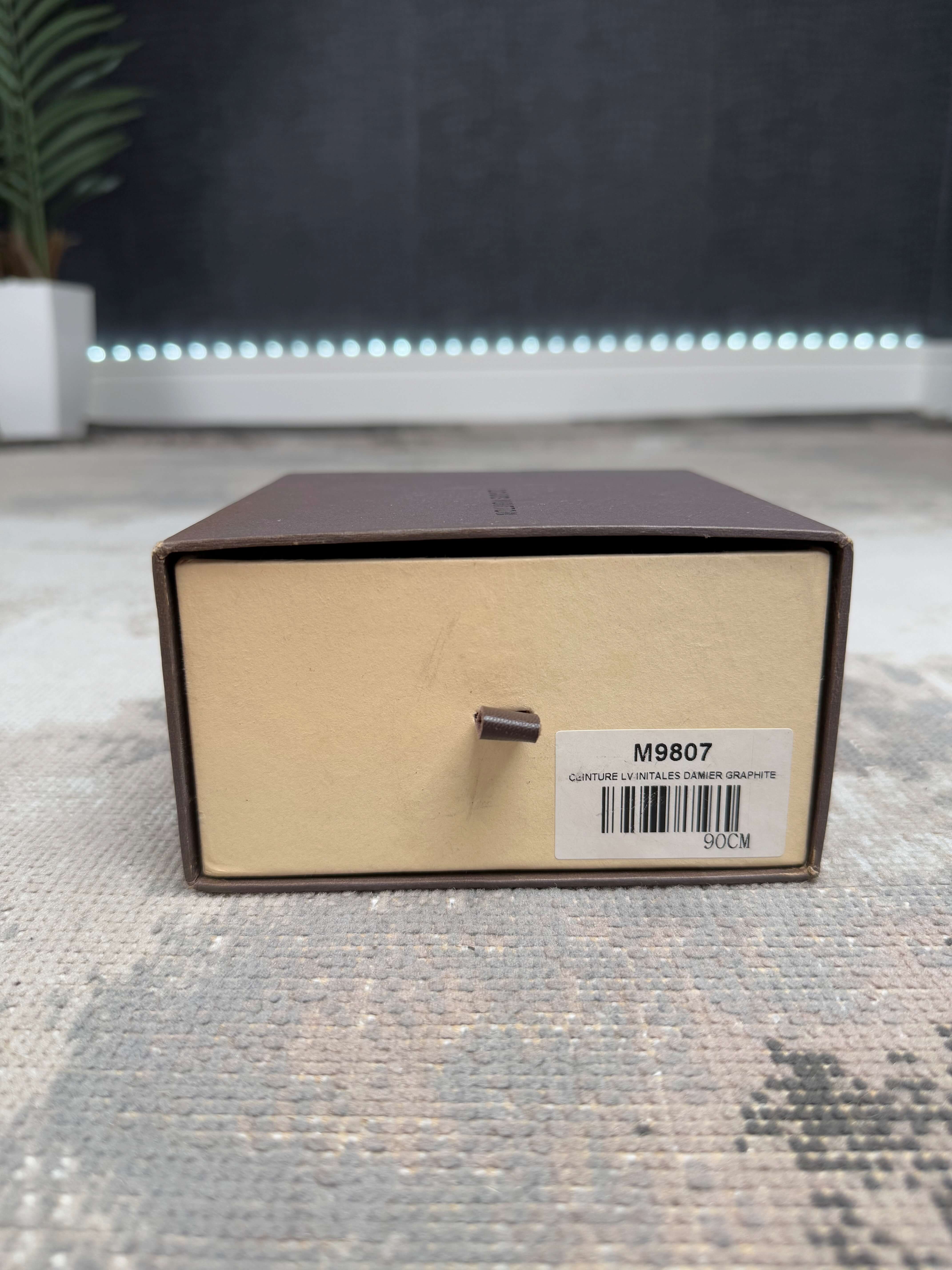 Louis Vuitton LV Initials 90cm Damier Belt - Brown Louis Vuitton