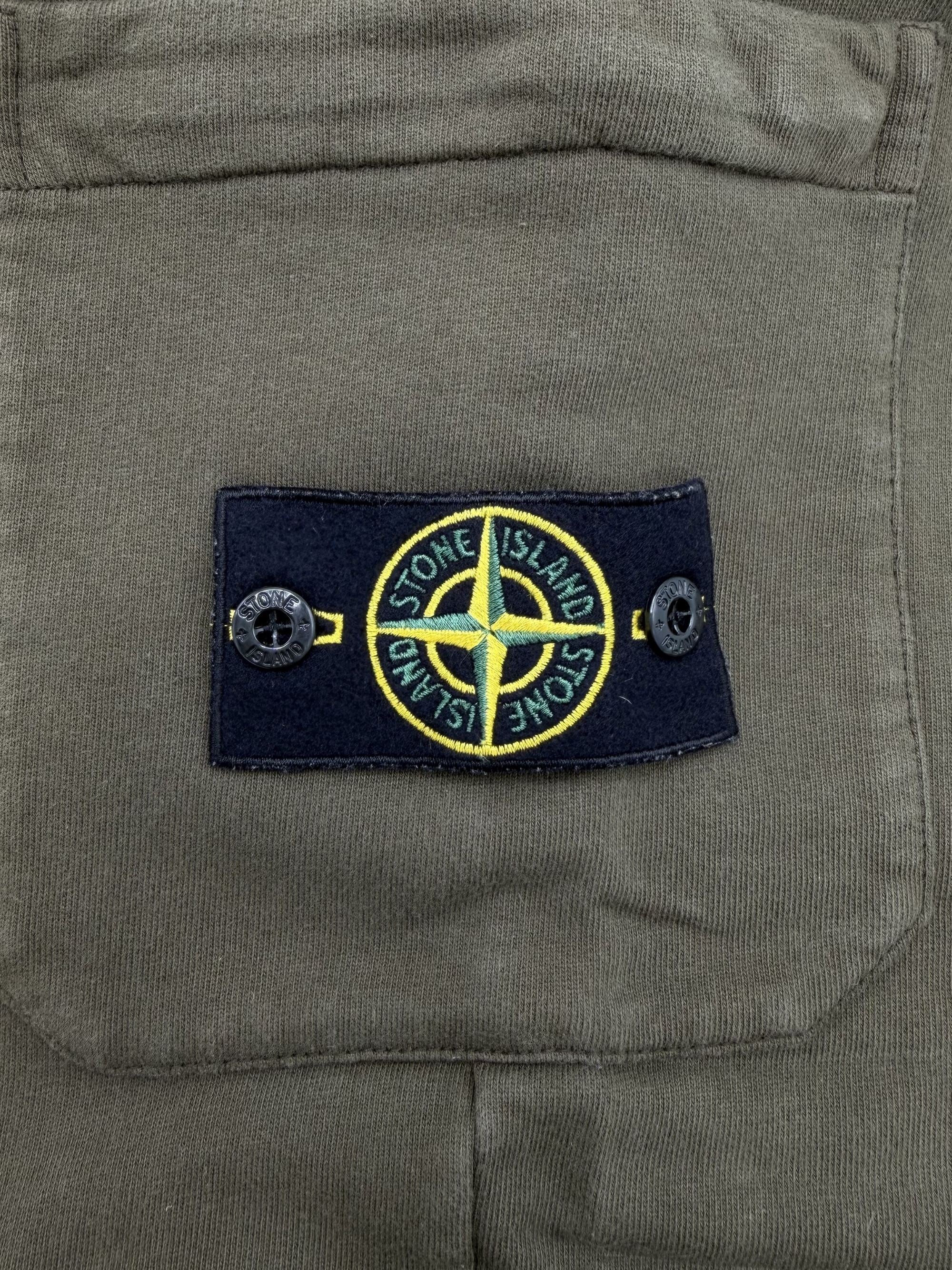 Stone Island Badge Joggers - Khaki Stone Island