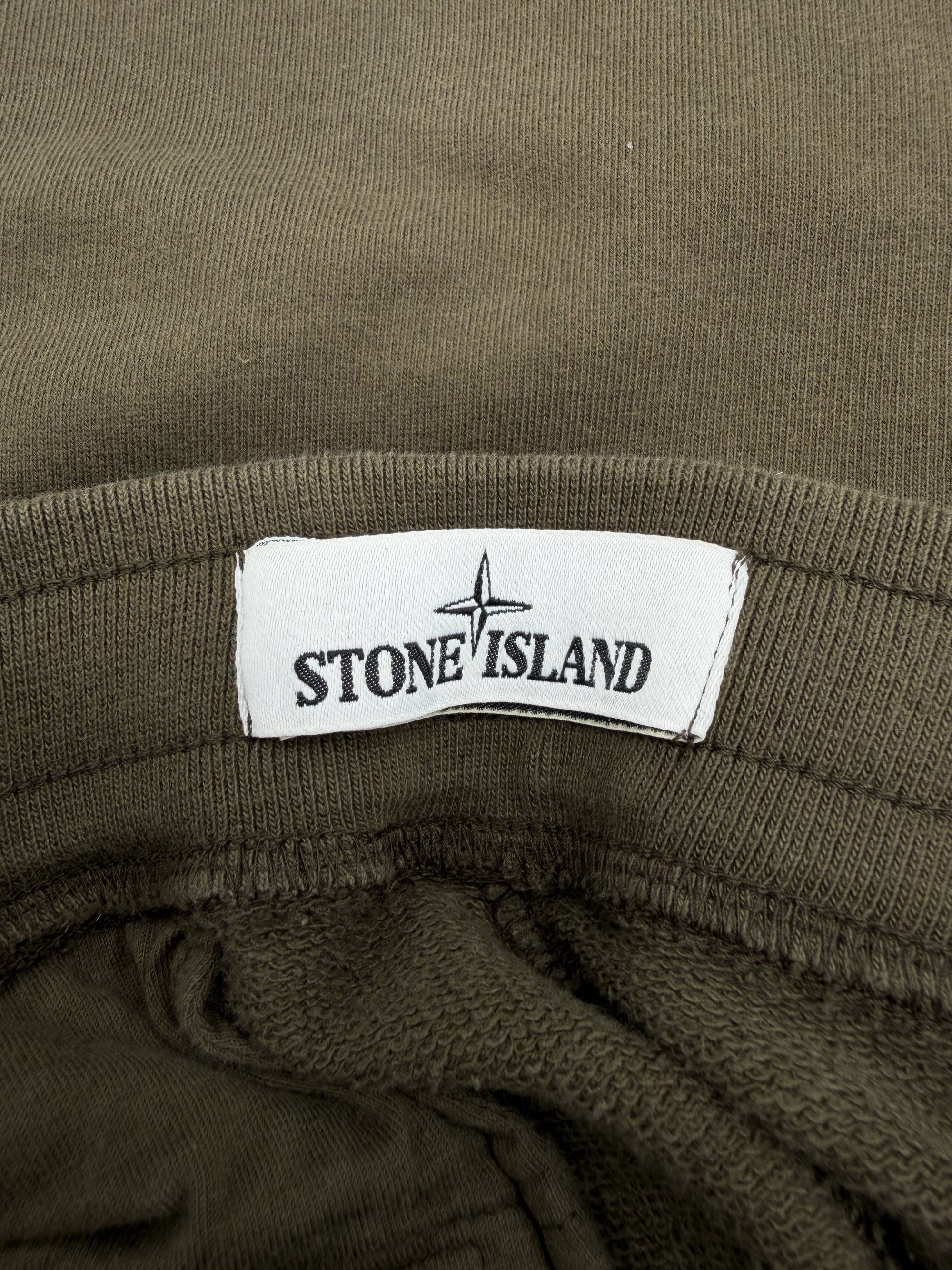 Stone Island Badge Joggers - Khaki Stone Island
