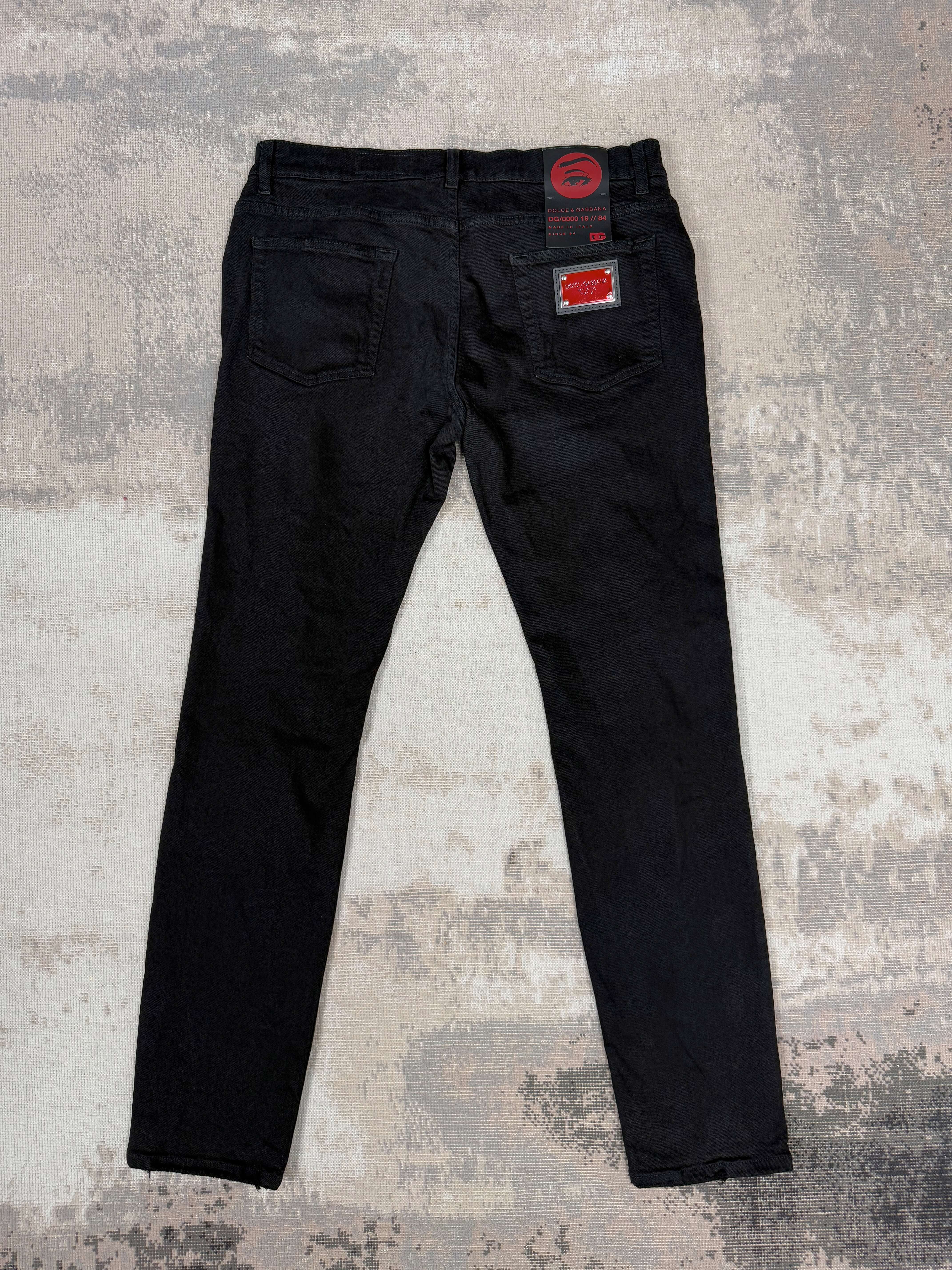 Dolce & Gabbana Slim-Fit Stretch Jeans - Black Dolce & Gabbana