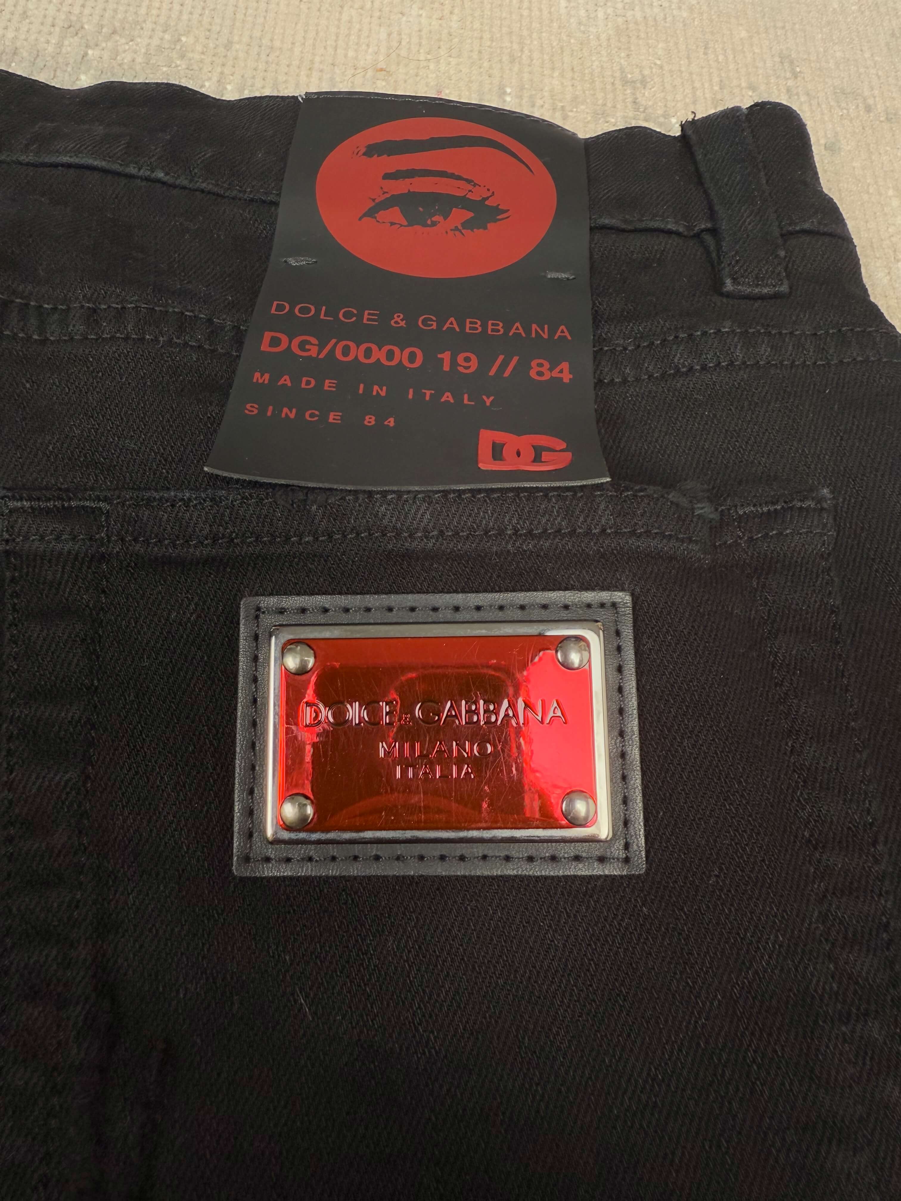 Dolce & Gabbana Slim-Fit Stretch Jeans - Black Dolce & Gabbana