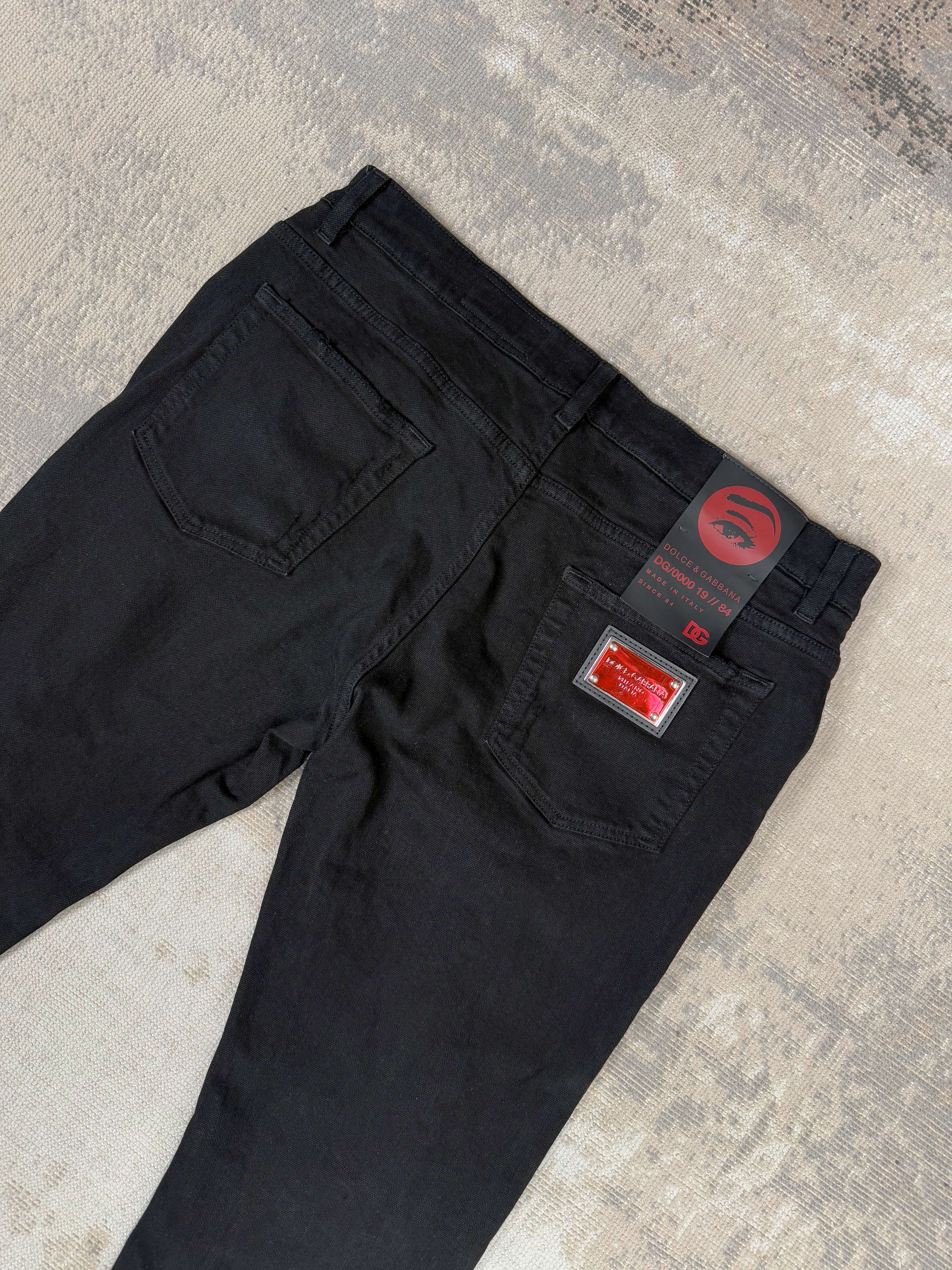 Dolce & Gabbana Slim-Fit Stretch Jeans - Black Dolce & Gabbana