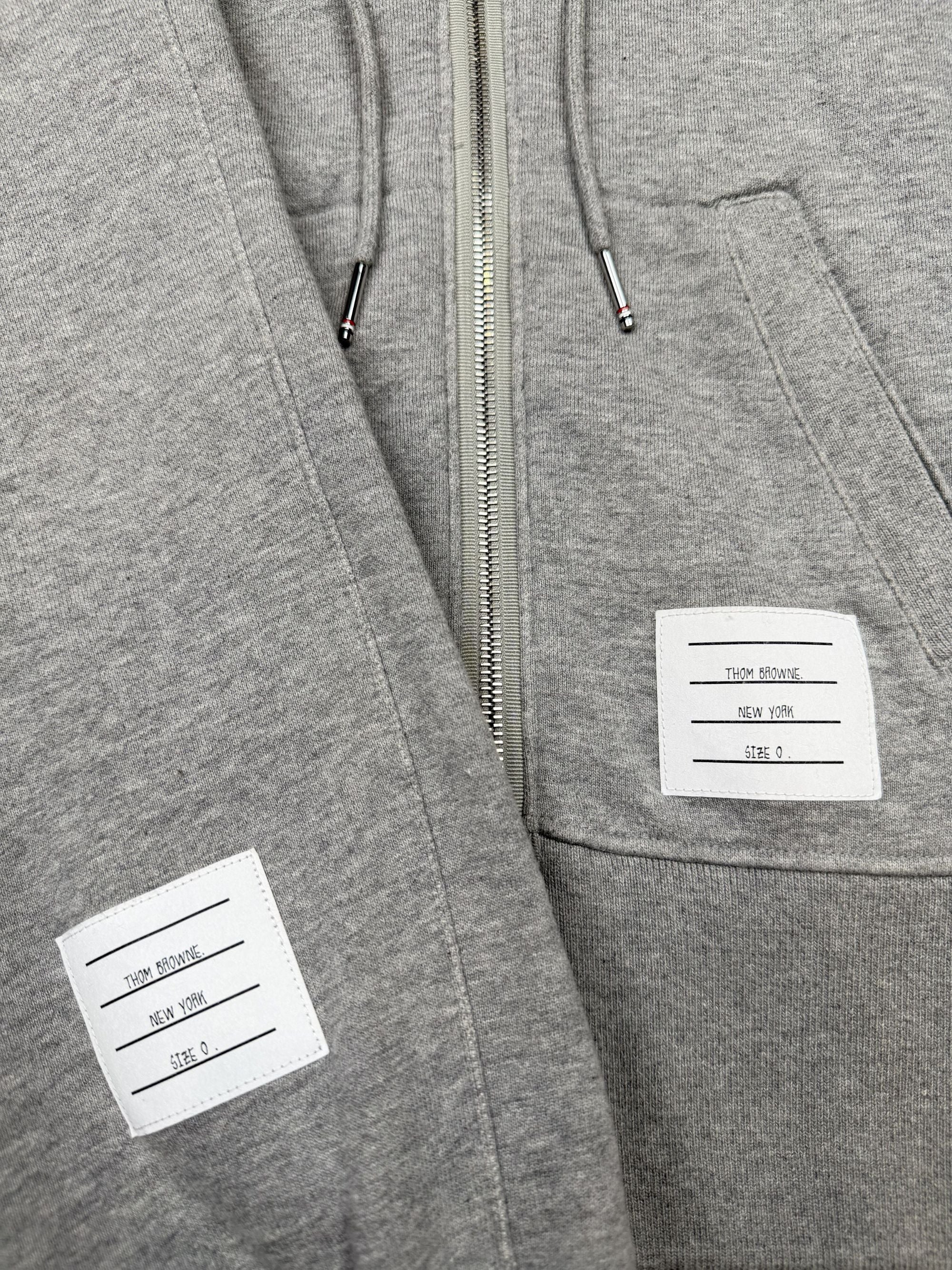Thom Browne New York Zip Up Tracksuit - Grey Thom Browne