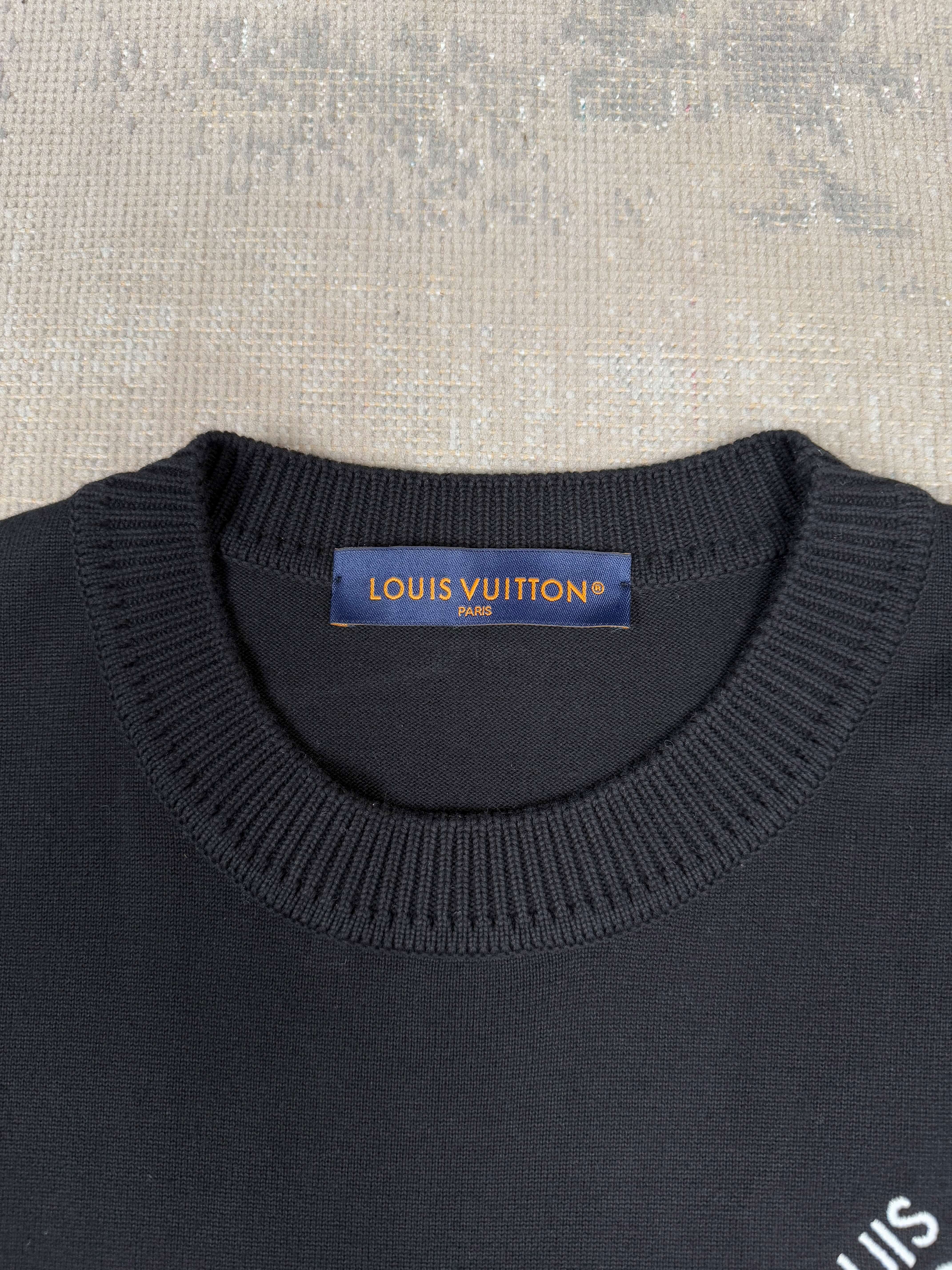 Louis Vuitton Signature T-Shirt - Black Louis Vuitton