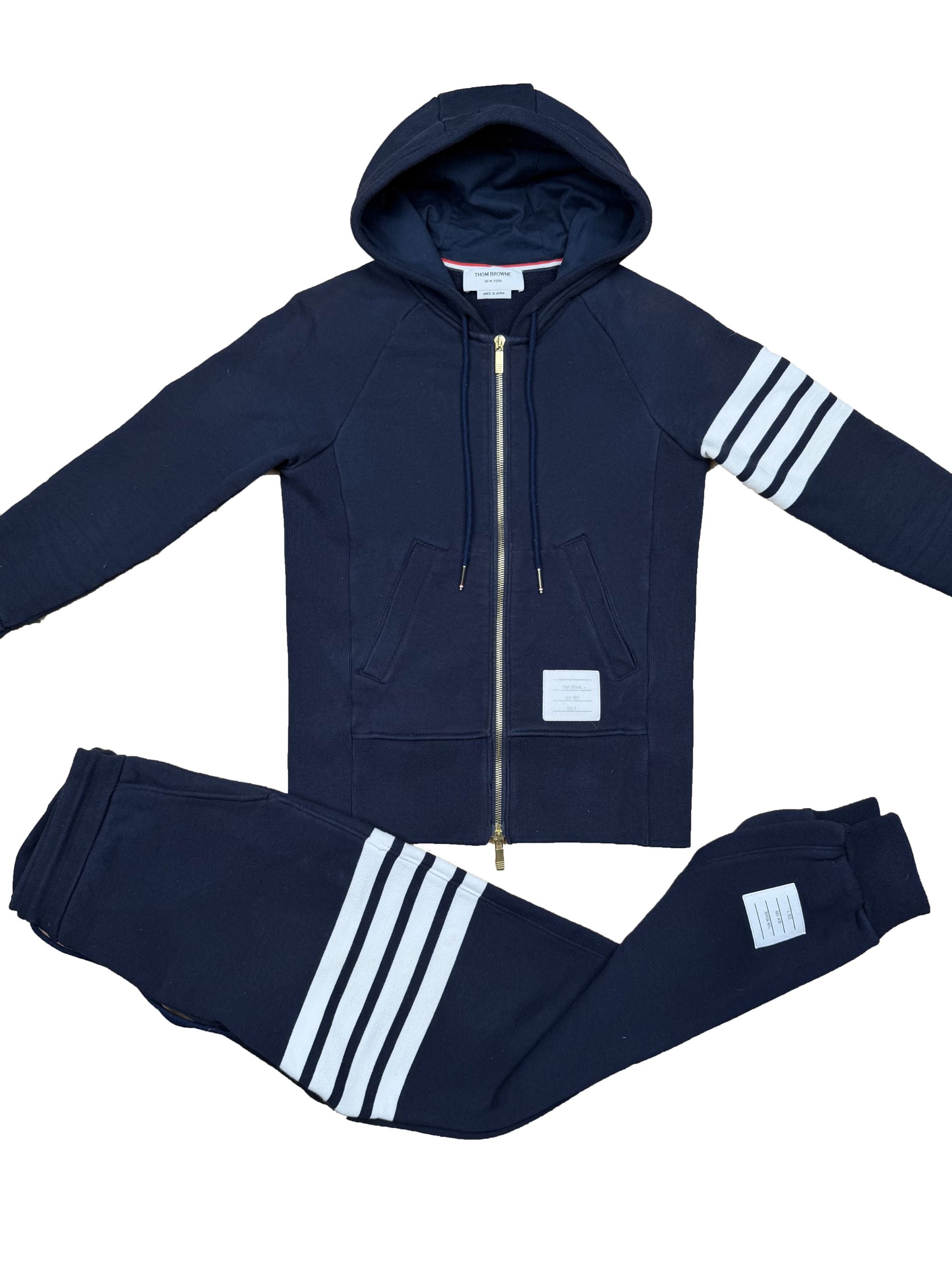 Thom Browne New York Zip-Up Tracksuit - Navy Thom Browne