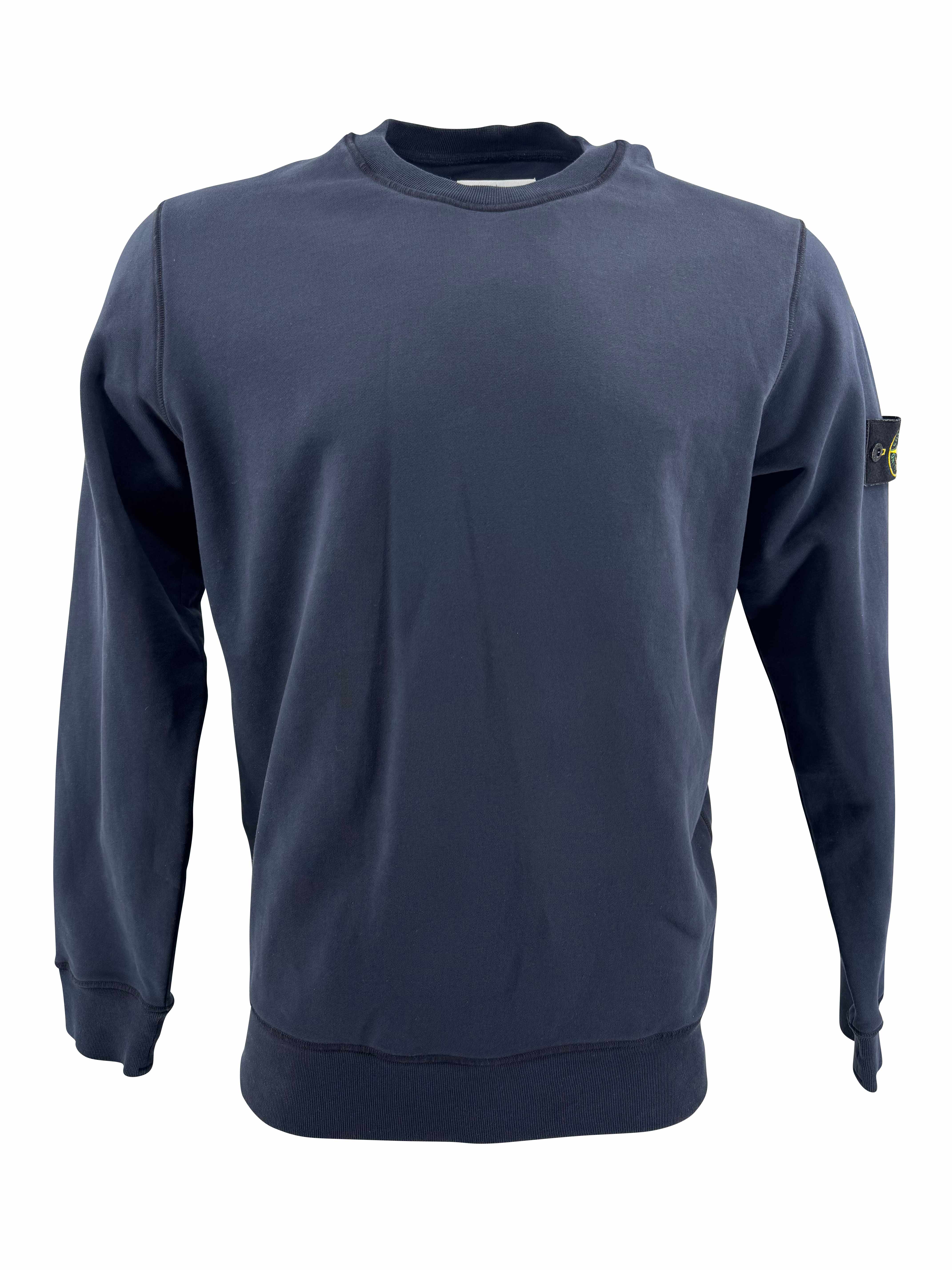 Stone Island Badge Sweatshirt - Navy Stone Island